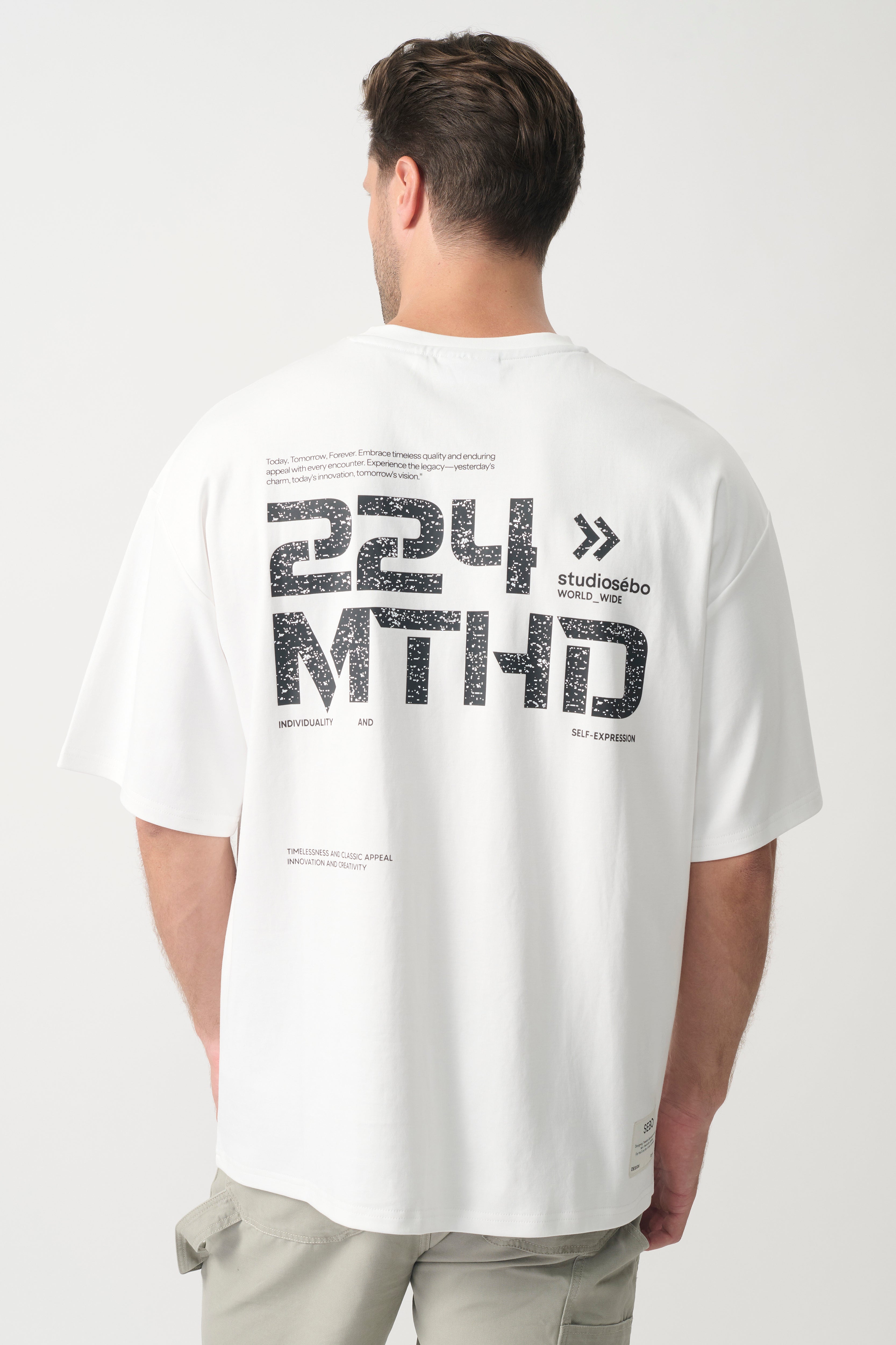 חולצה טי שירט לגבר אוברסייז Roanne