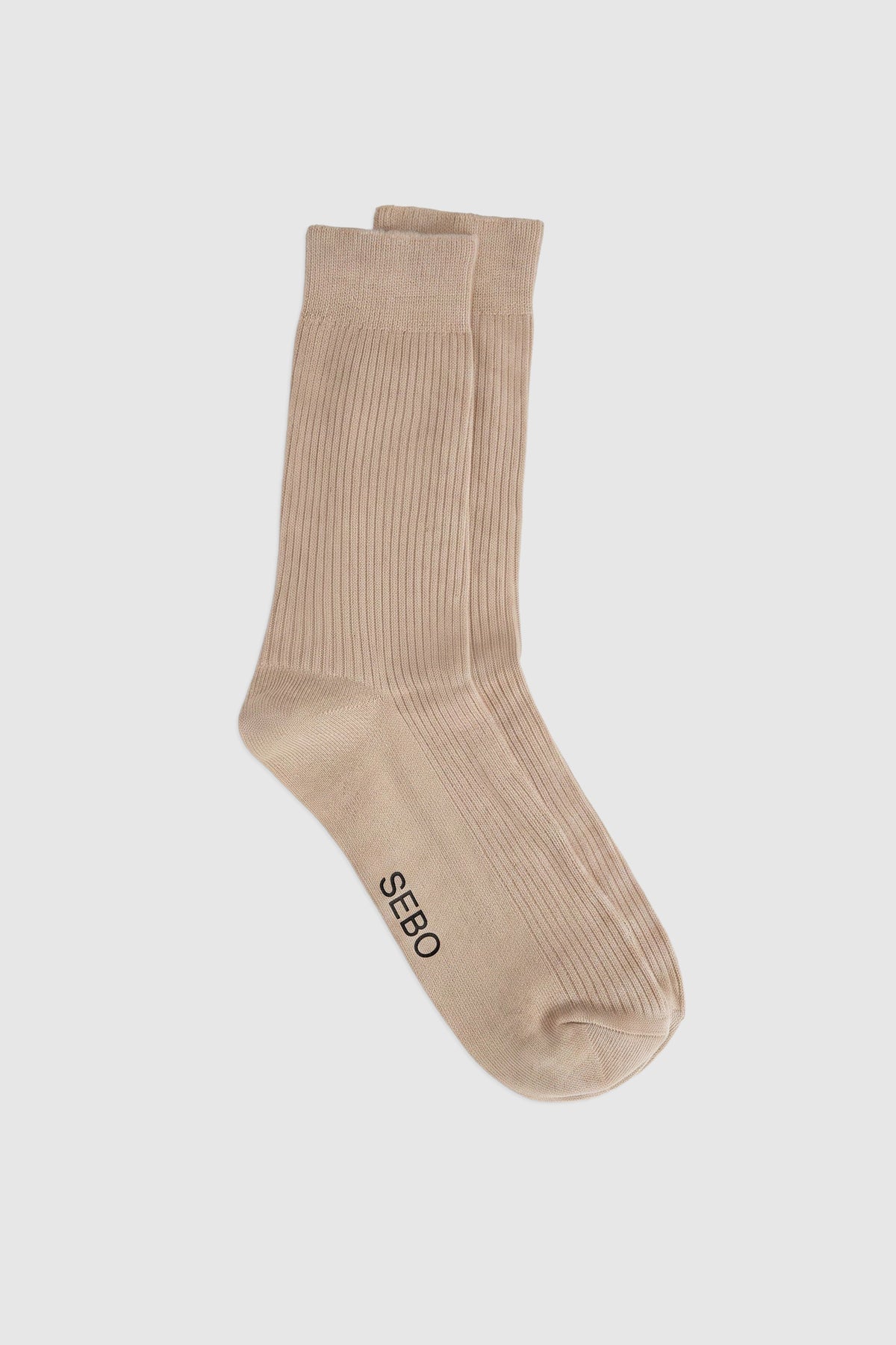 Cotton Ribbed Socks