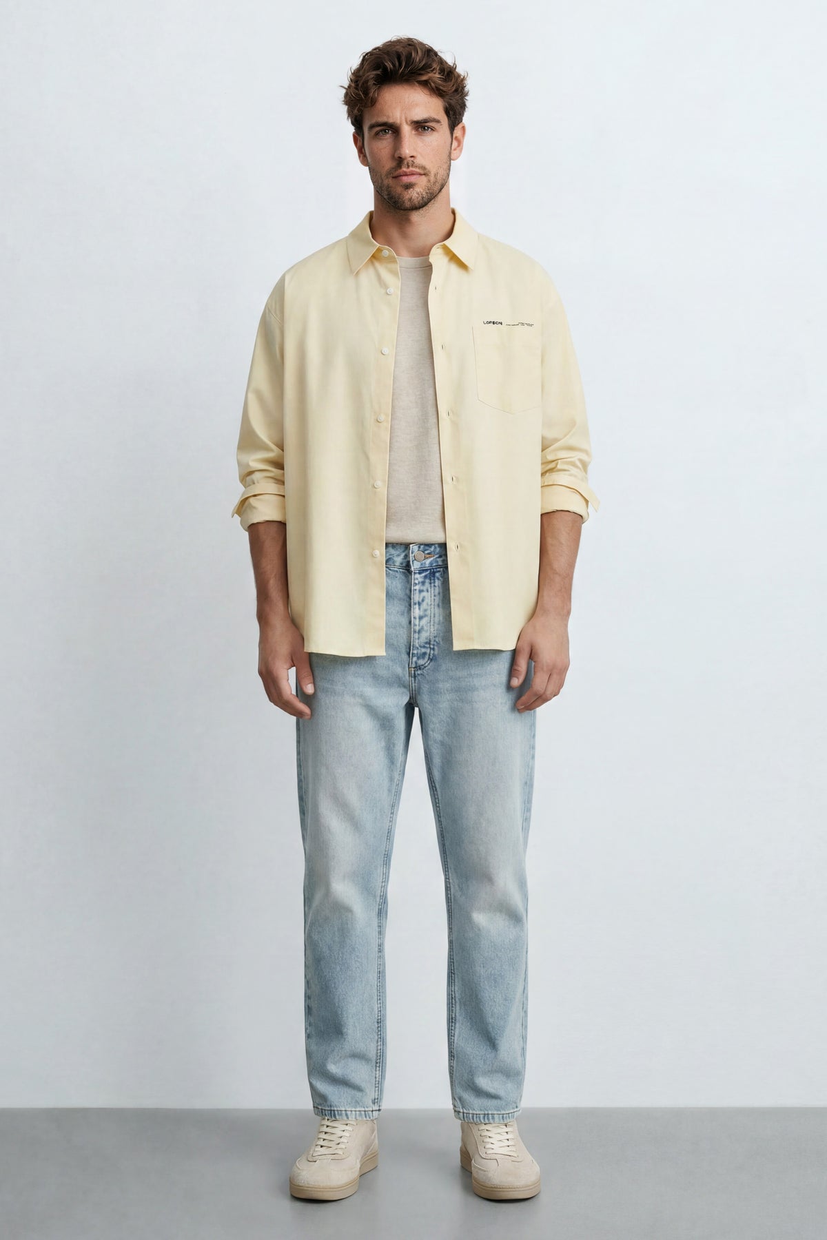 Straight Fit Cotton Jeans