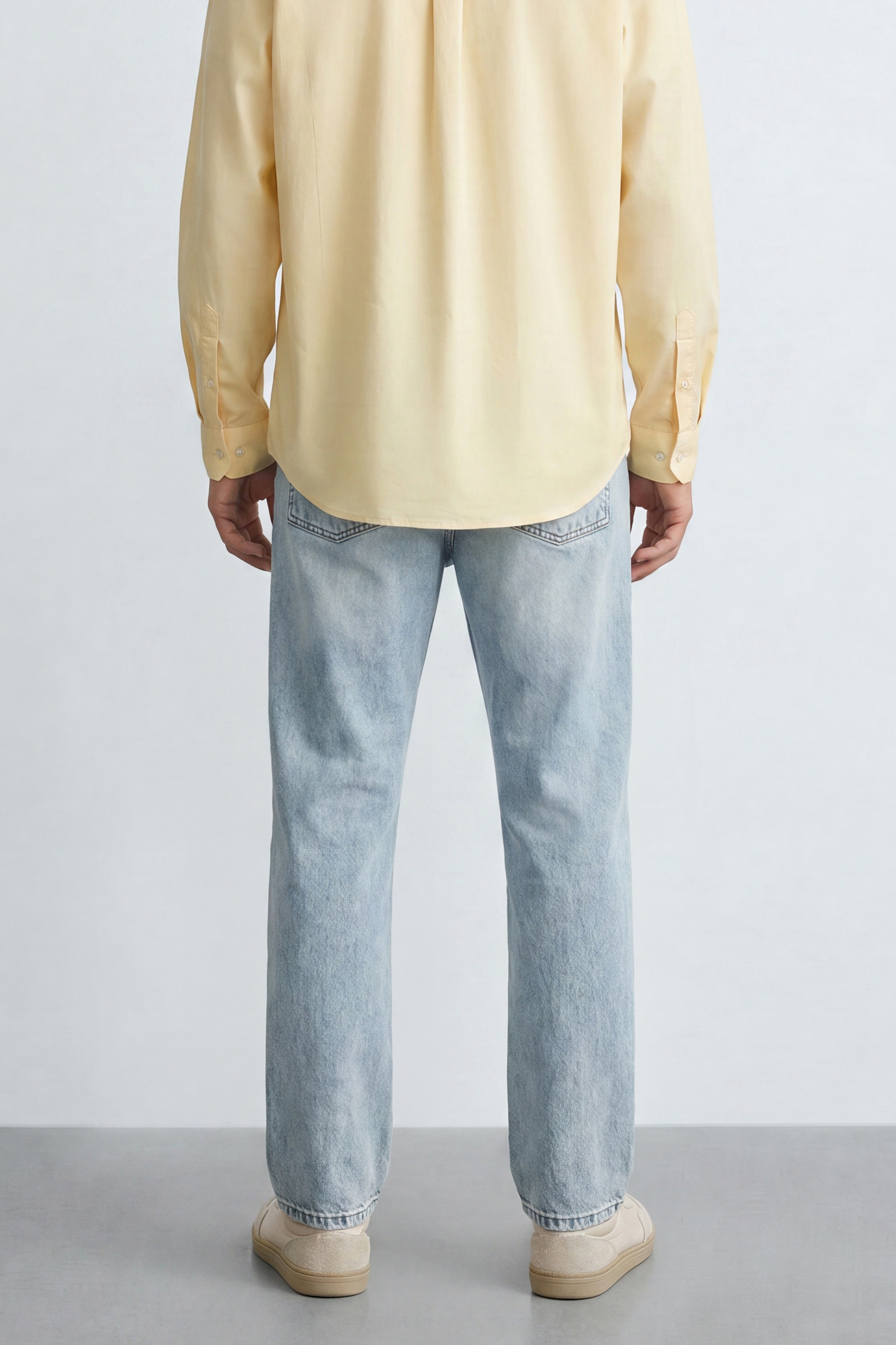 Straight Fit Cotton Jeans