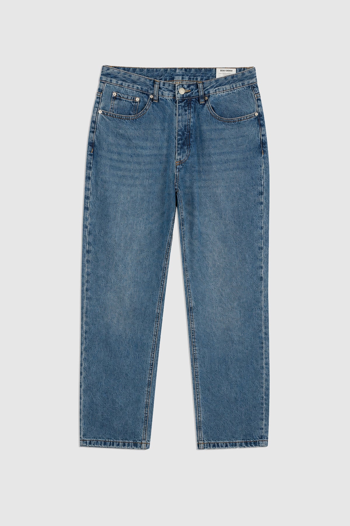 Straight Fit Cotton Jeans