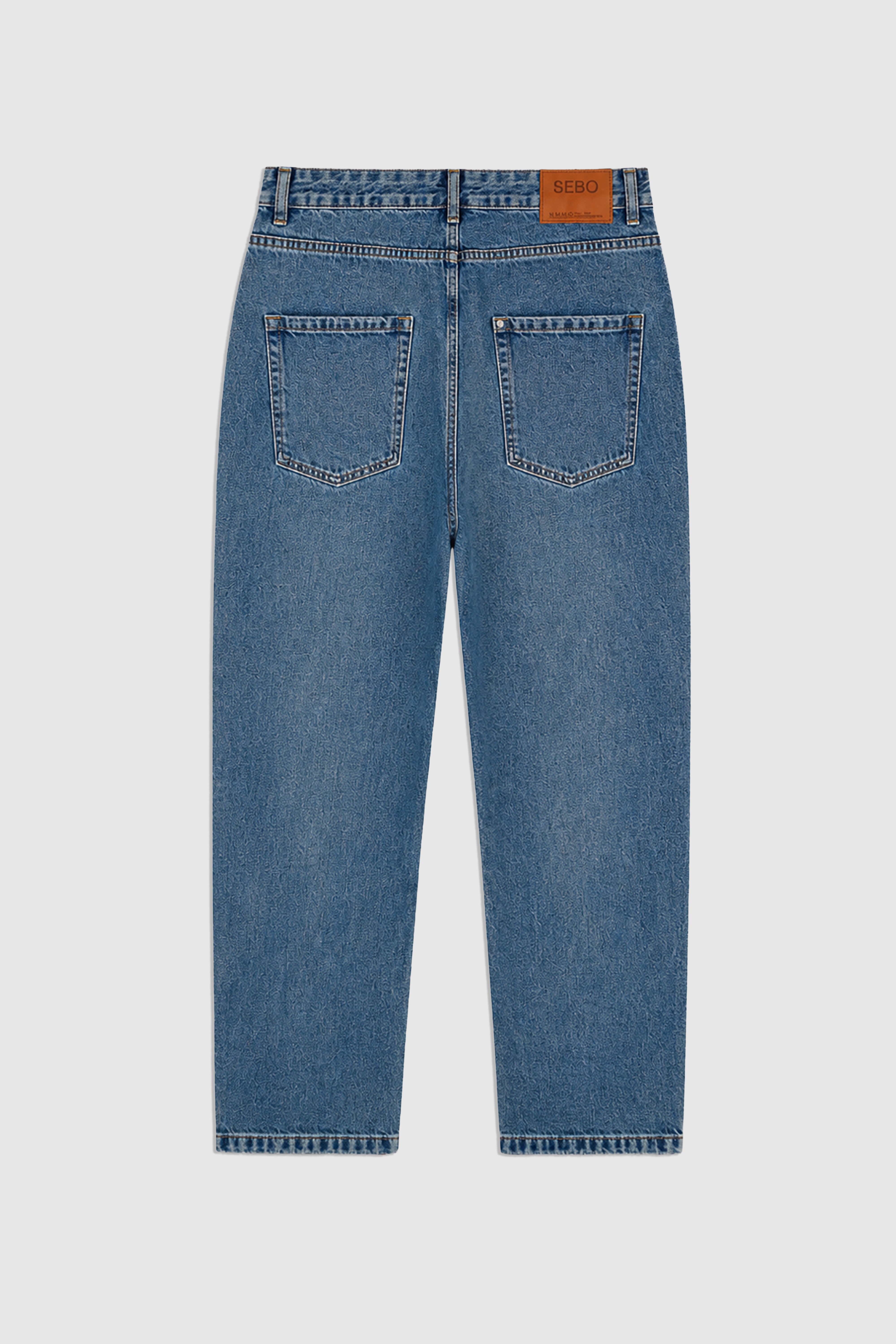 Straight Fit Cotton Jeans