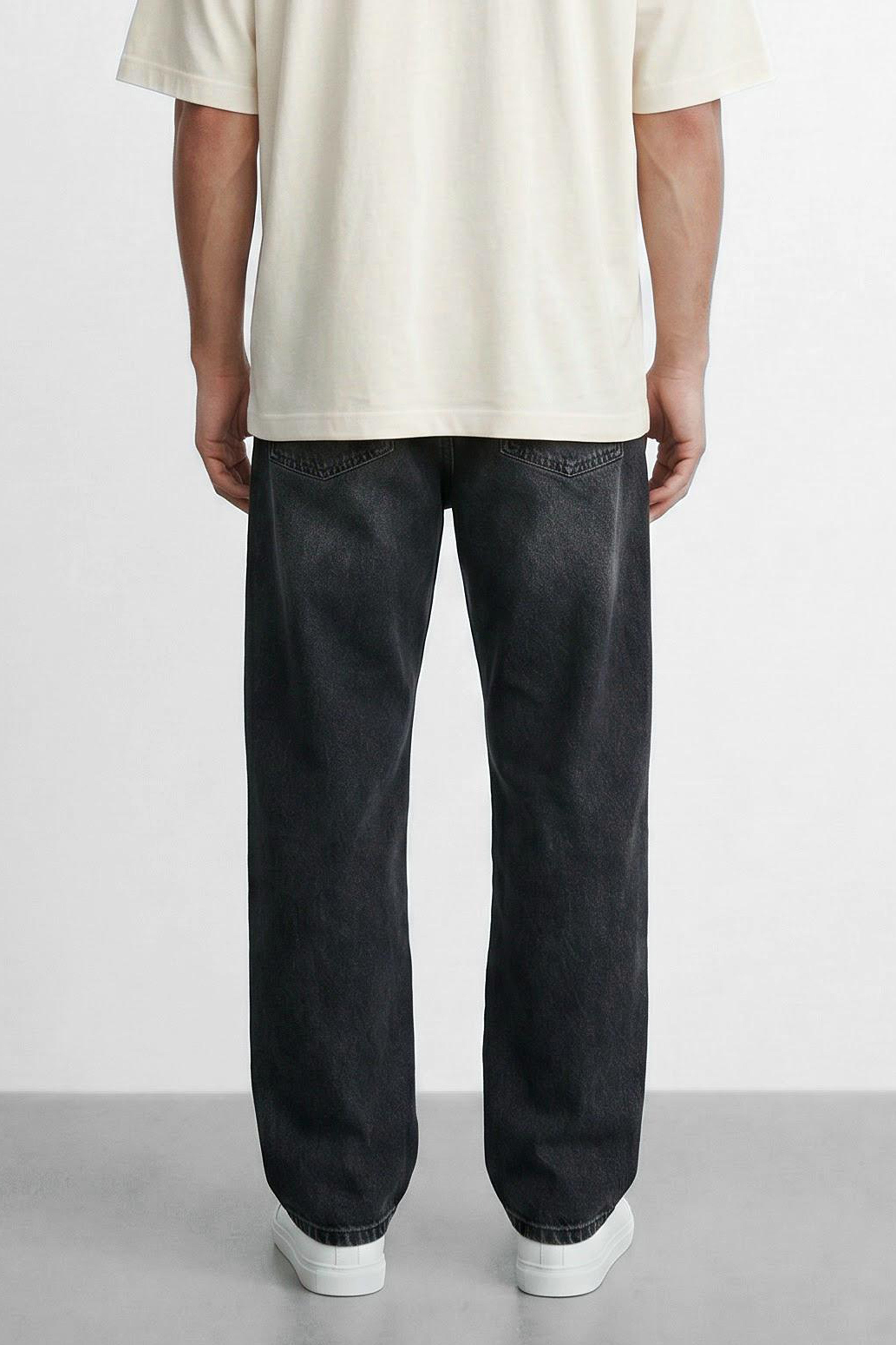 Straight Fit Cotton Jeans