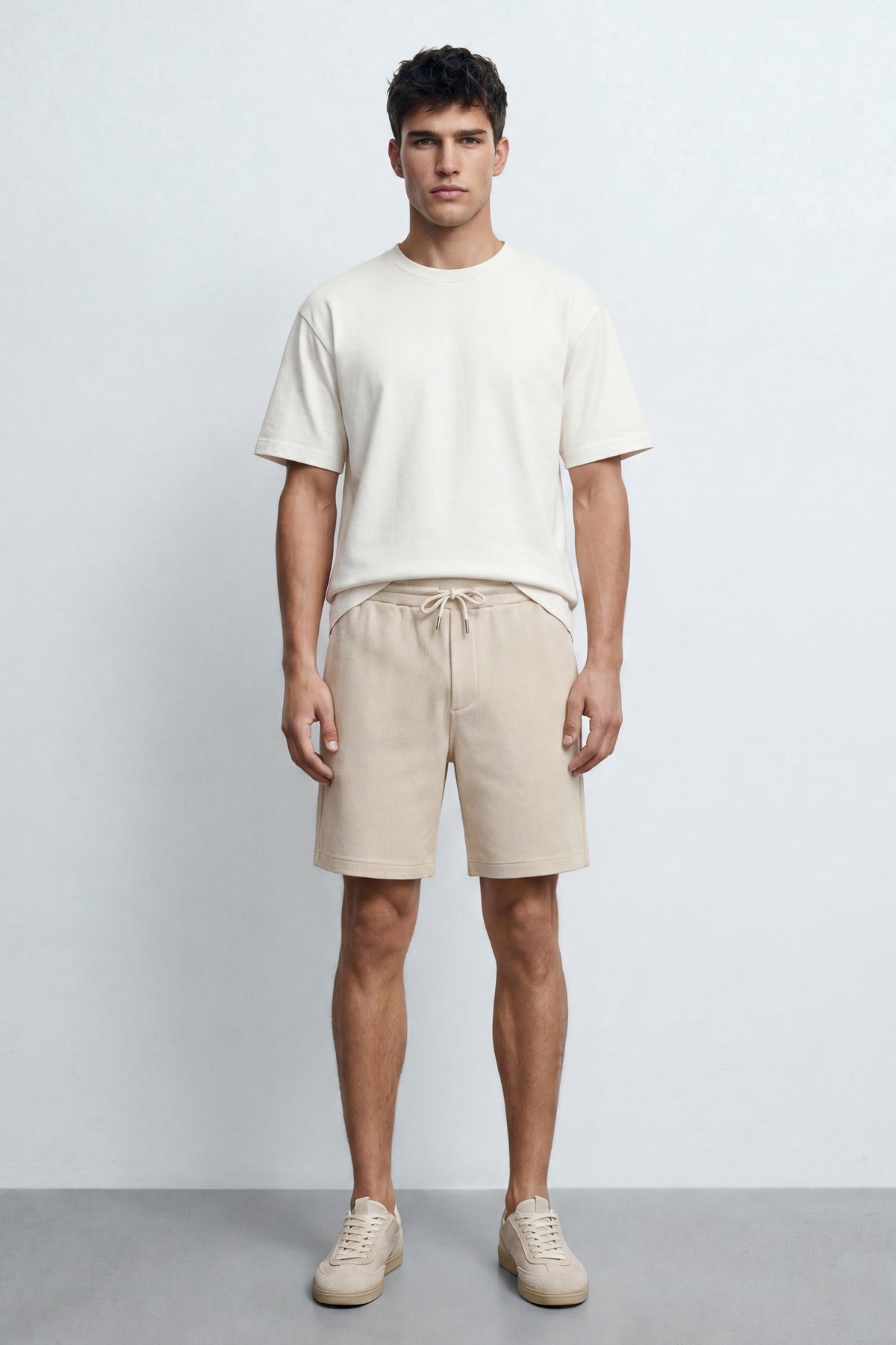 Oversized Cotton Blend Tee