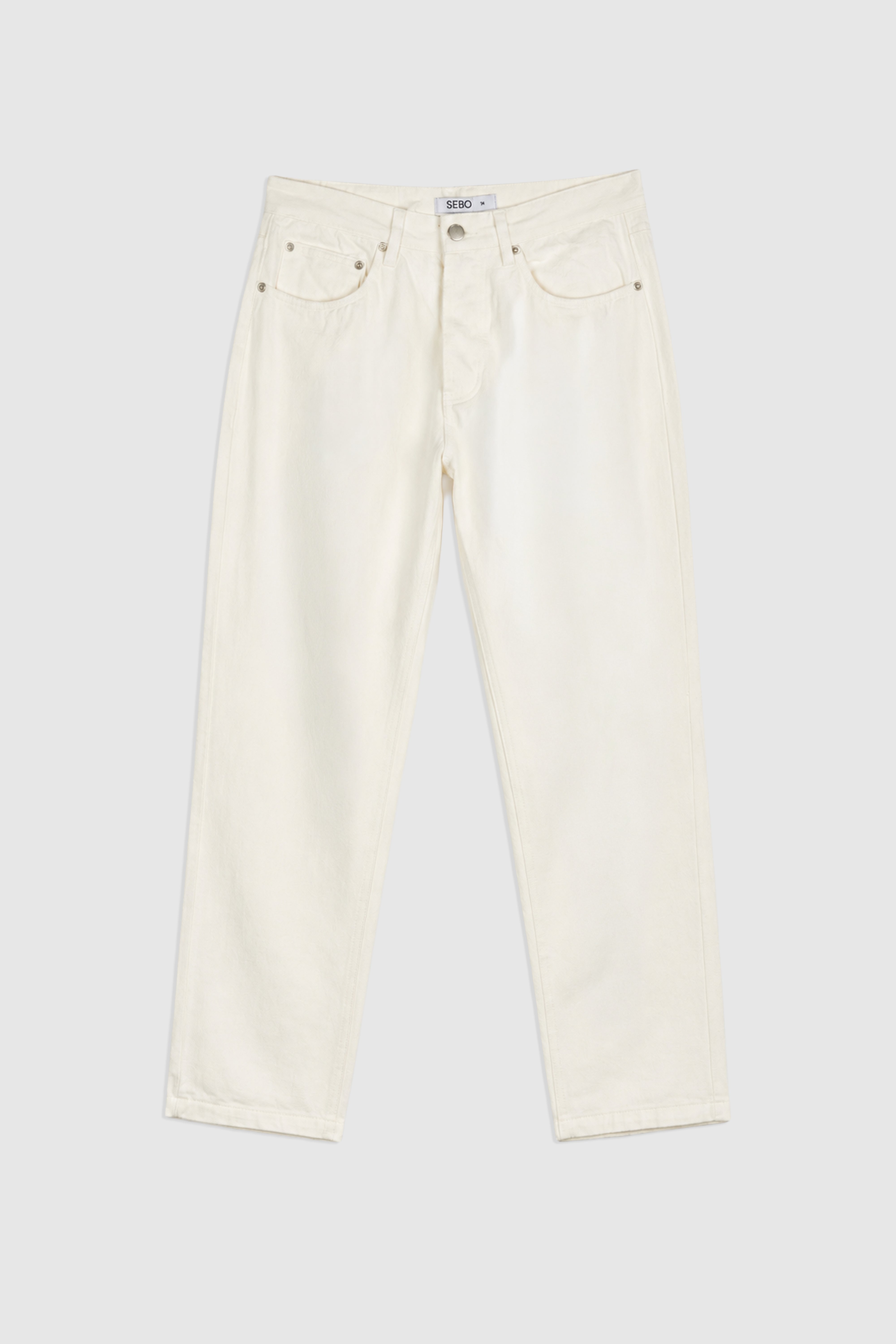 Straight Fit Cotton Pants