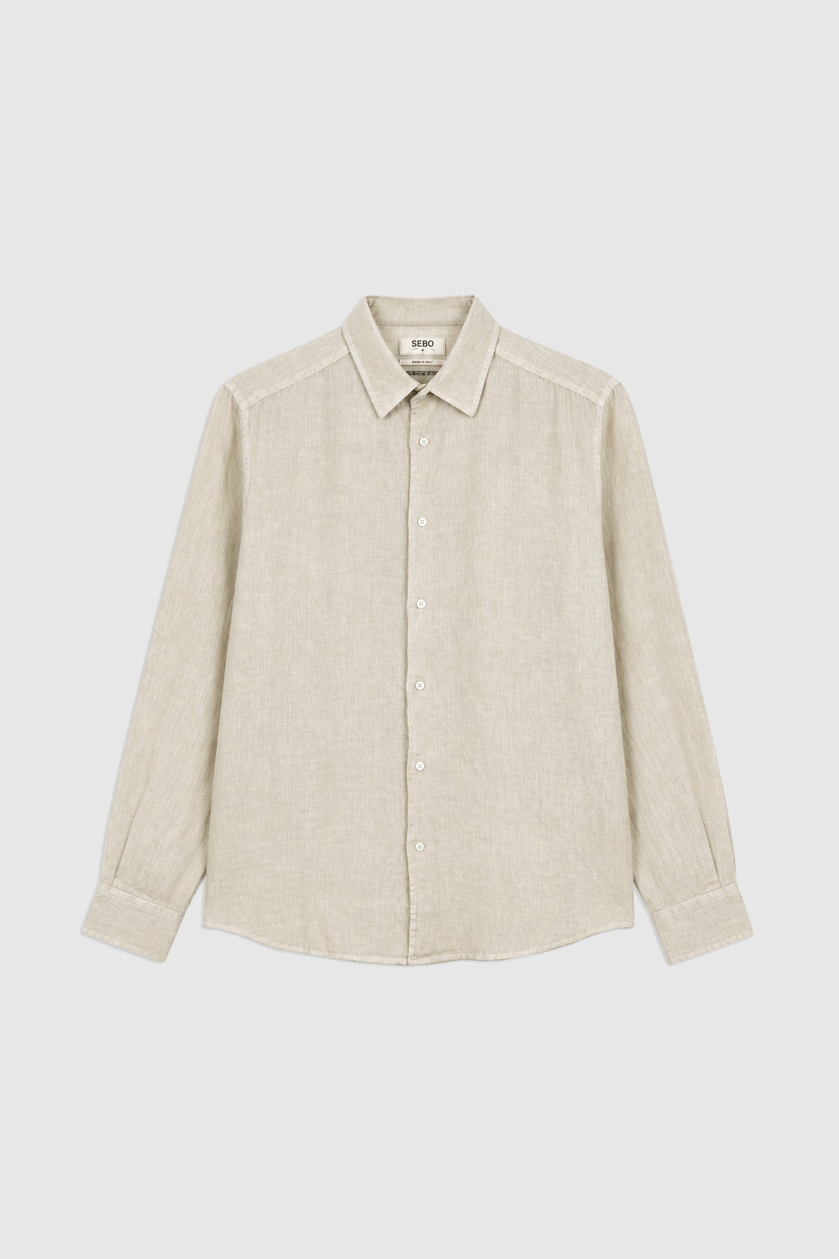 Linen button-down shirt