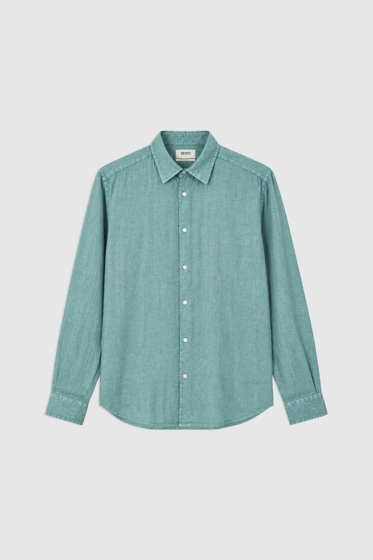 Linen button-down shirt