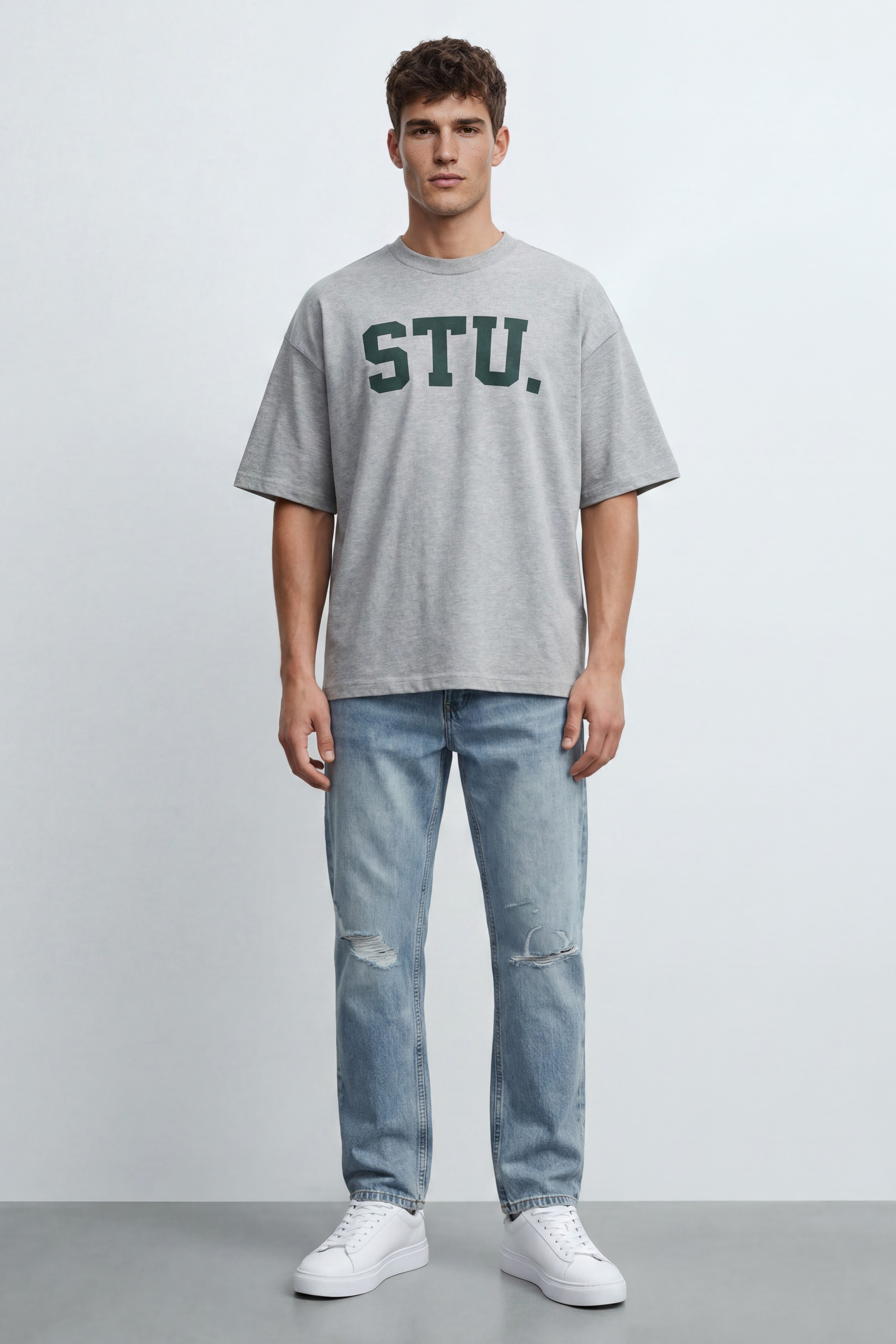 Boxy Fit Cotton T-Shirt