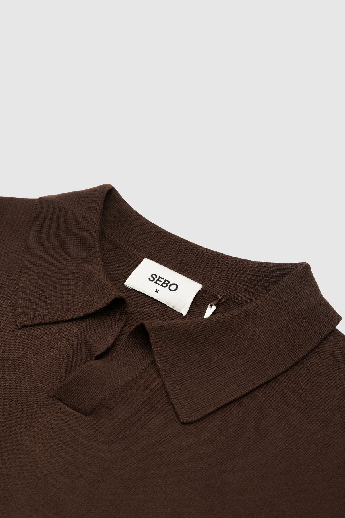 Oversized Knit Polo Shirt