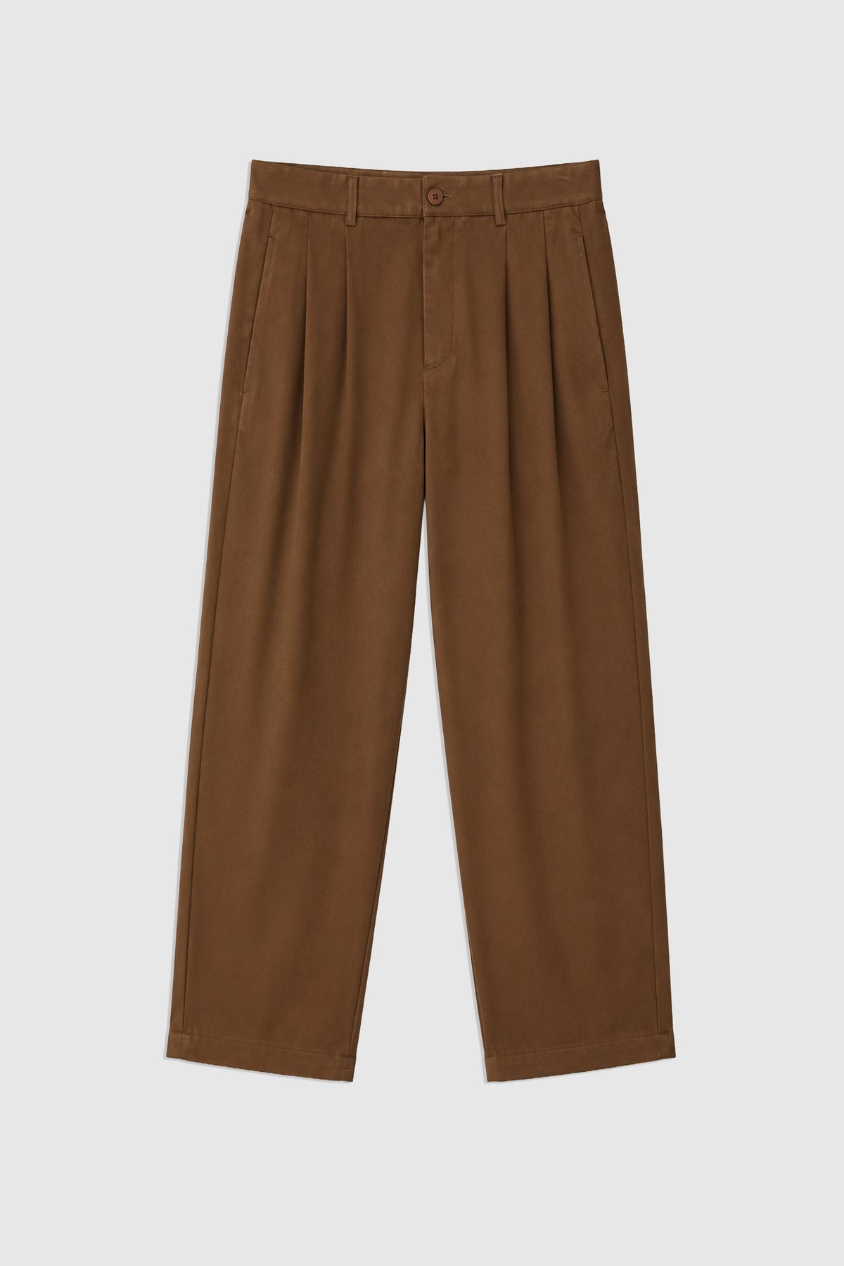 Tailored Cotton Blend Pants
