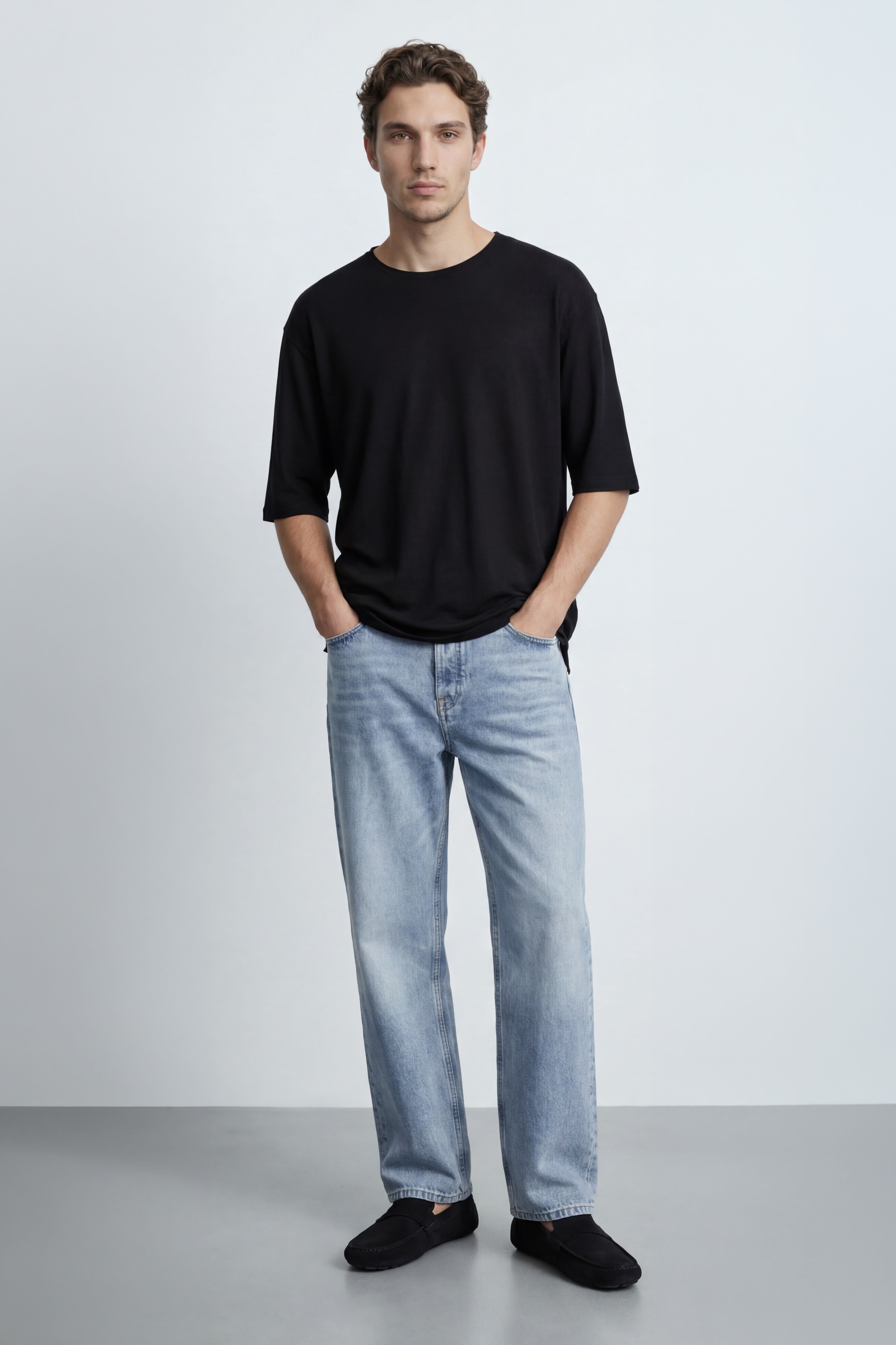 Relaxed Fit Cotton Jeans
