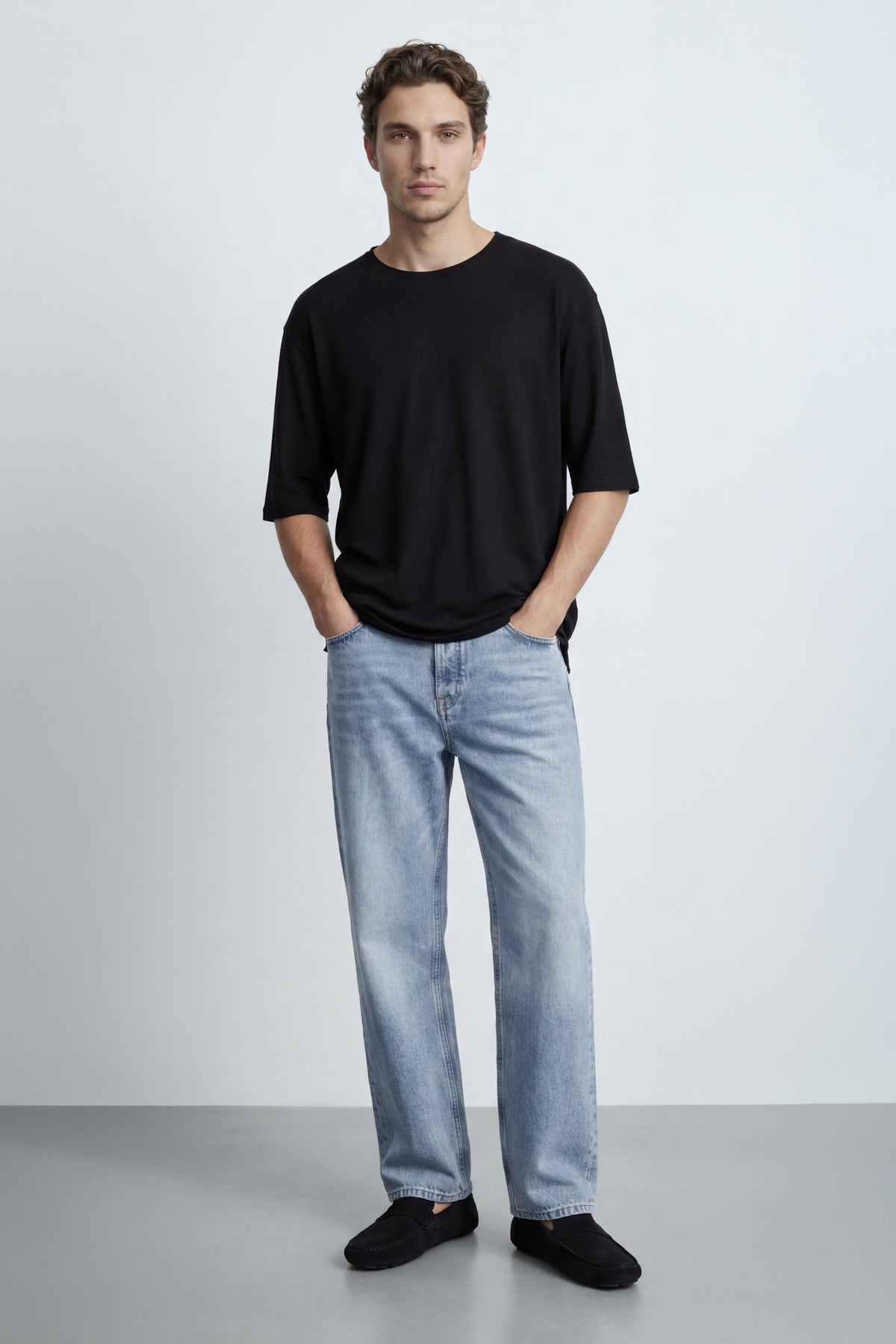 Relaxed Fit Cotton Jeans