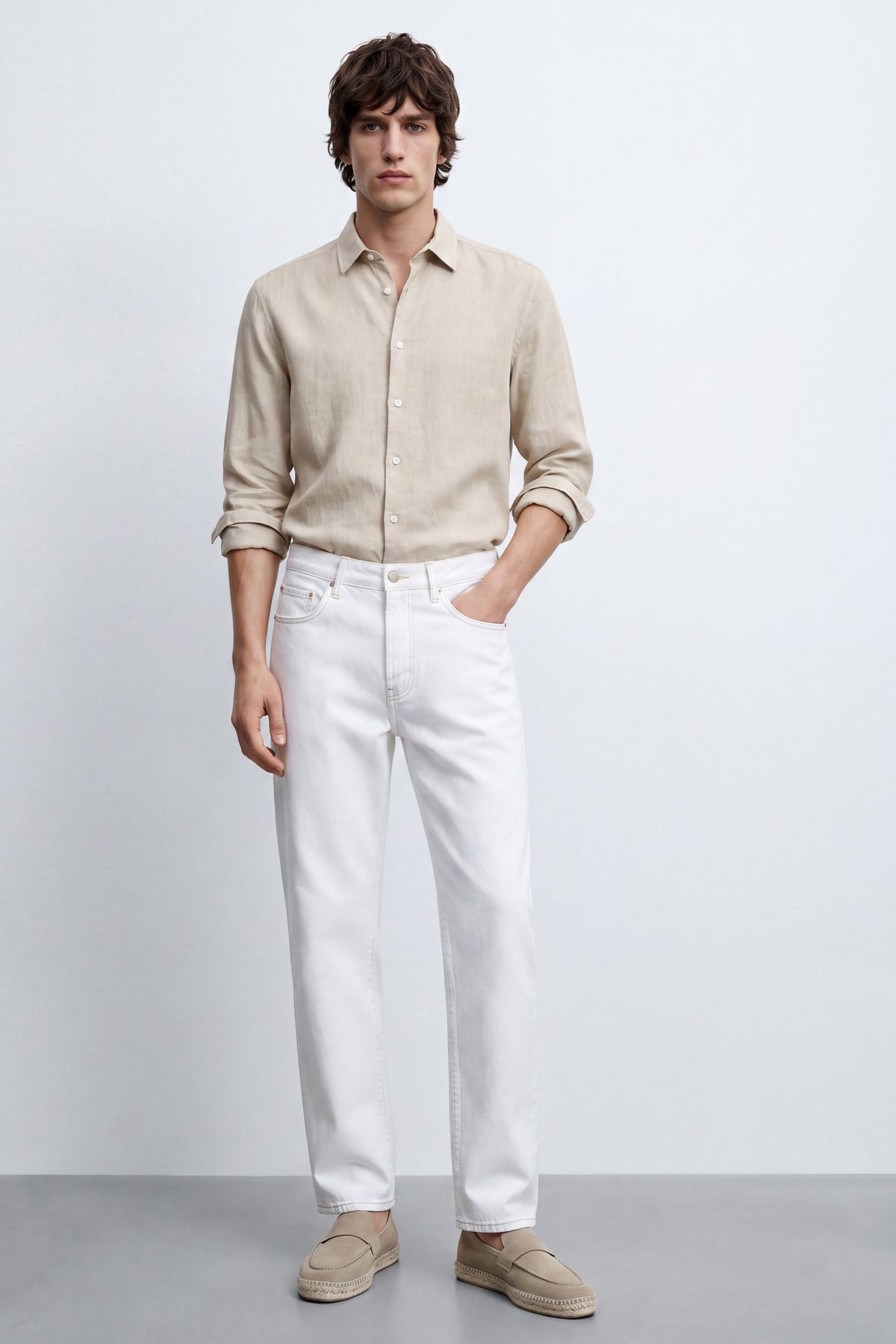 Relaxed Fit Cotton Jeans
