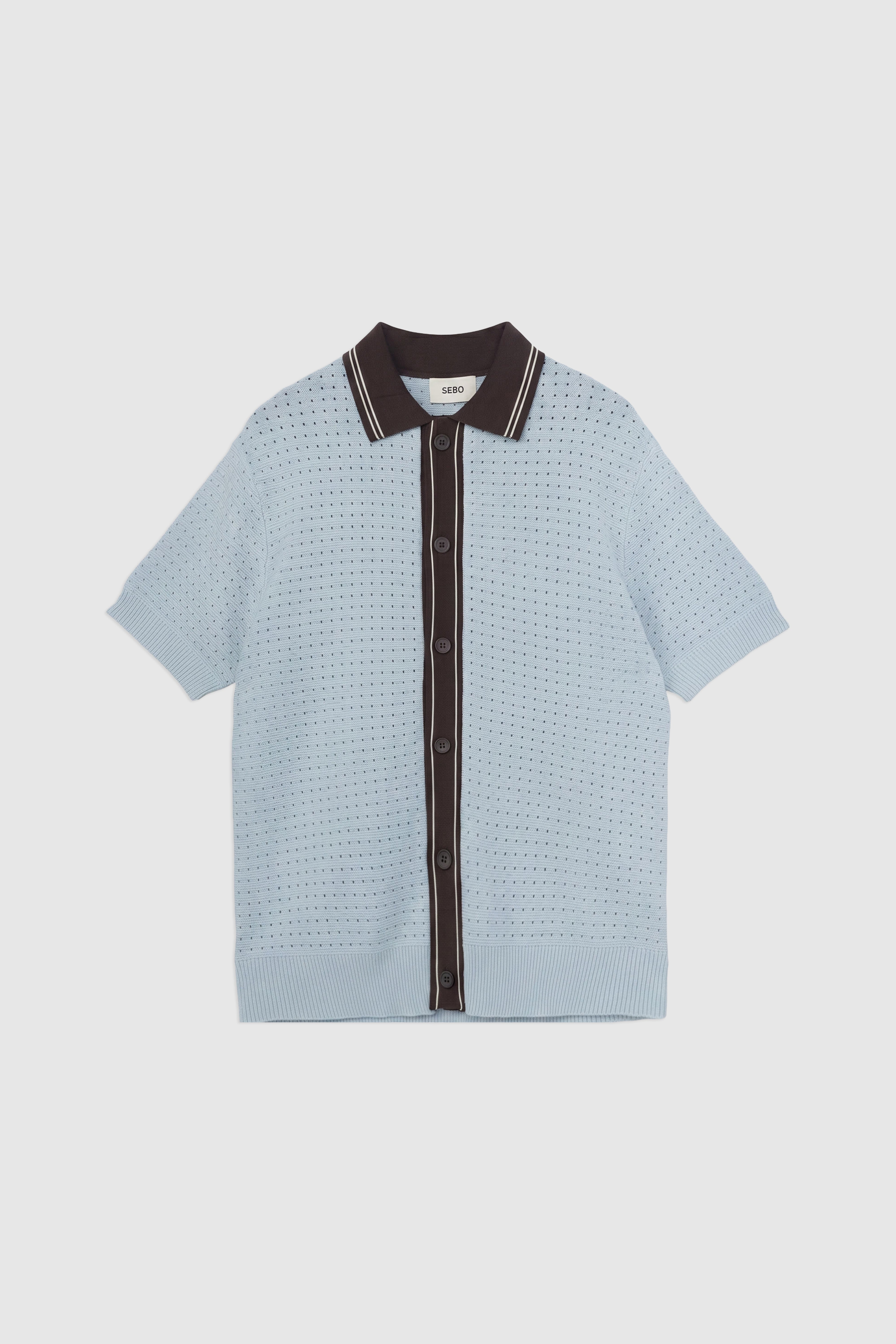 Knitted Polo Shirt