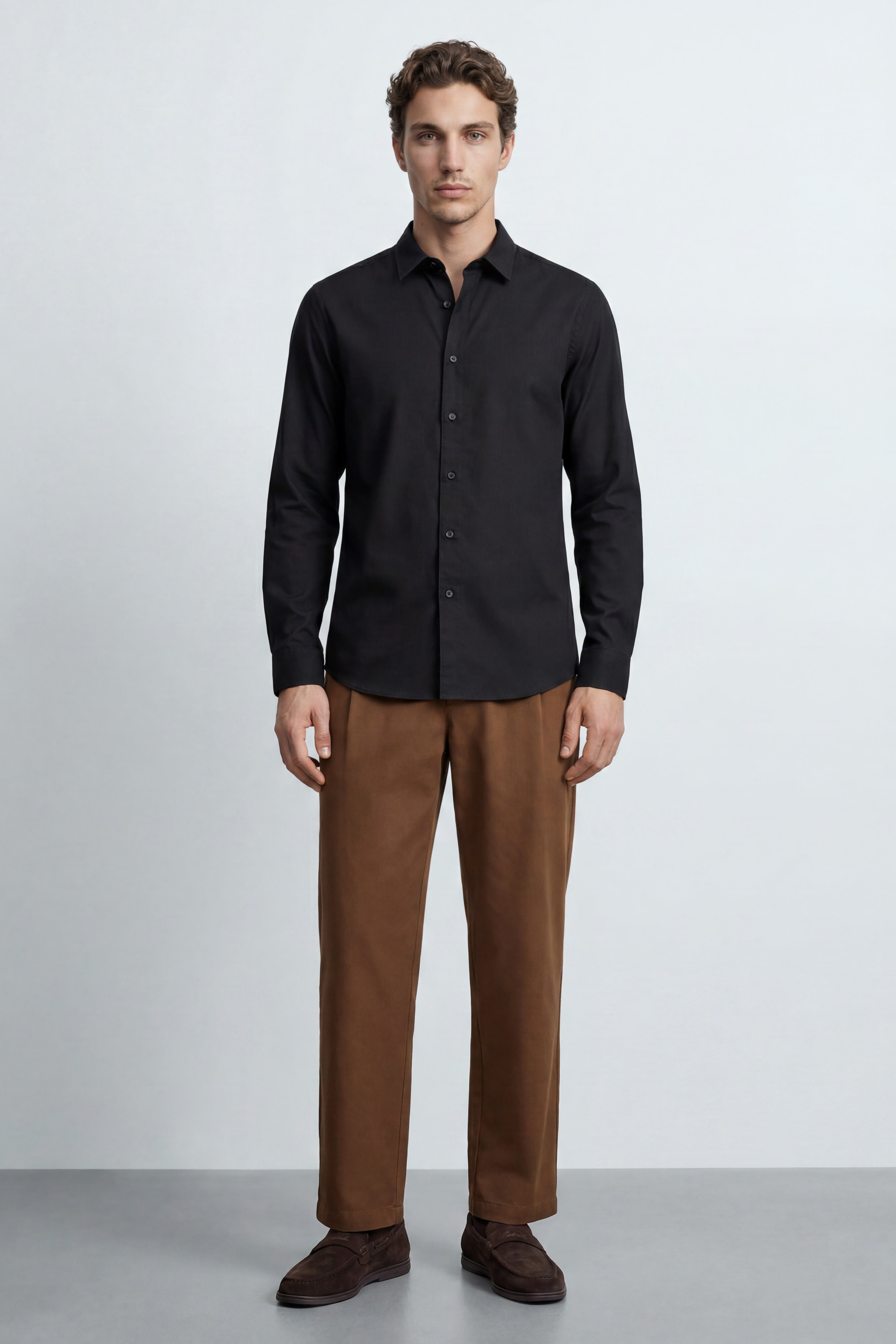Regular Fit Cotton Long Sleeve Shirt