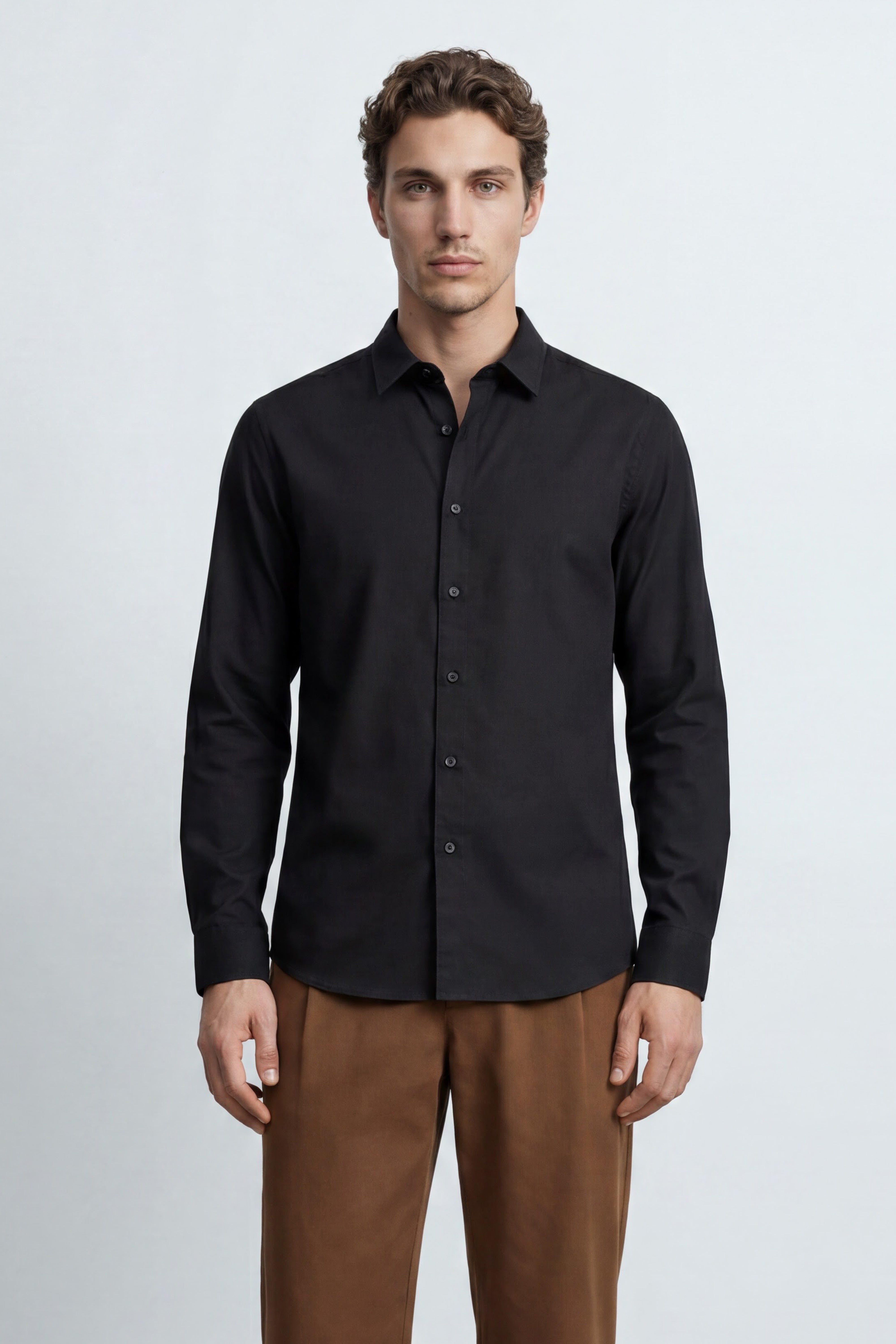 Regular Fit Cotton Long Sleeve Shirt