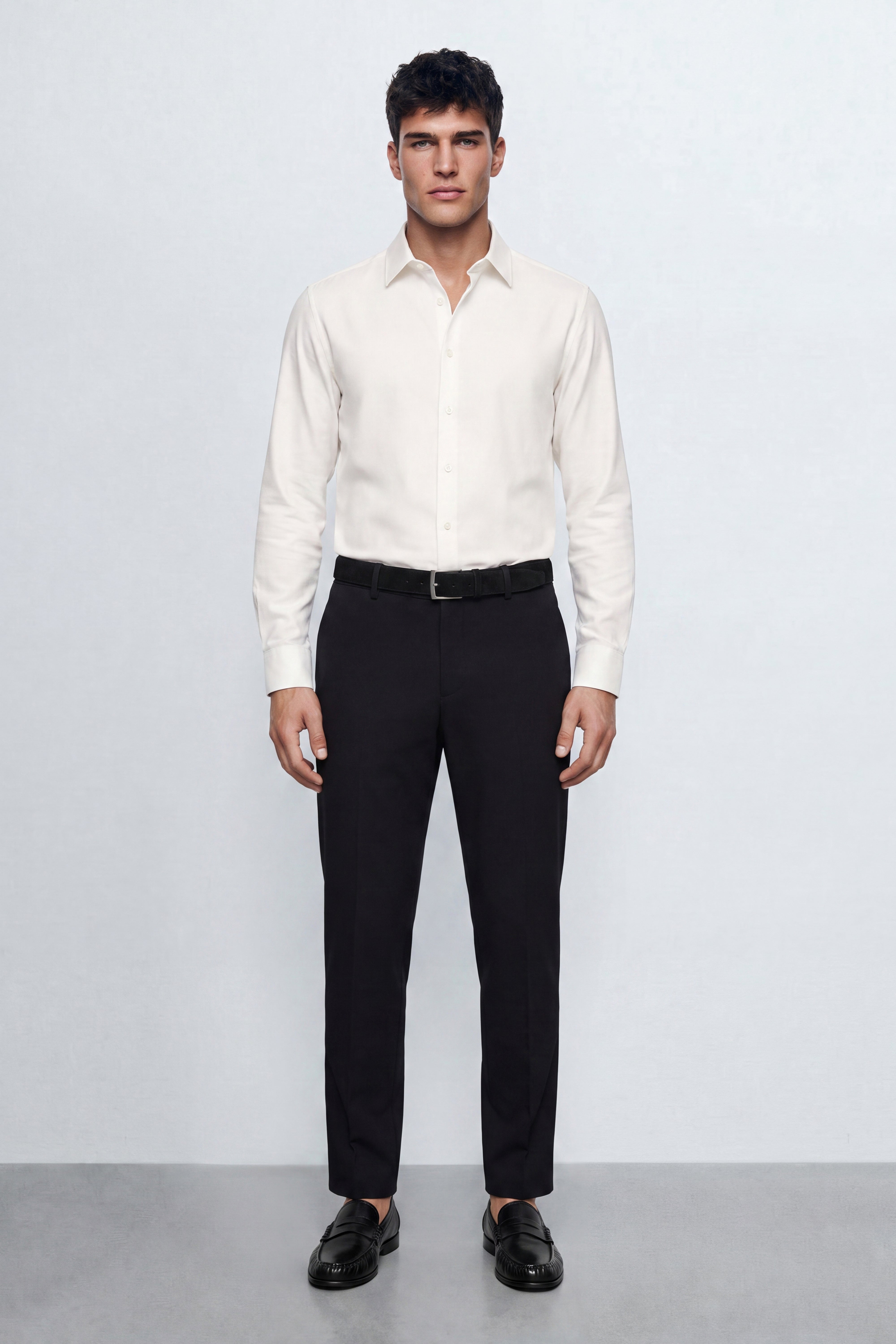 Slim Fit Bamboo Blend Shirt