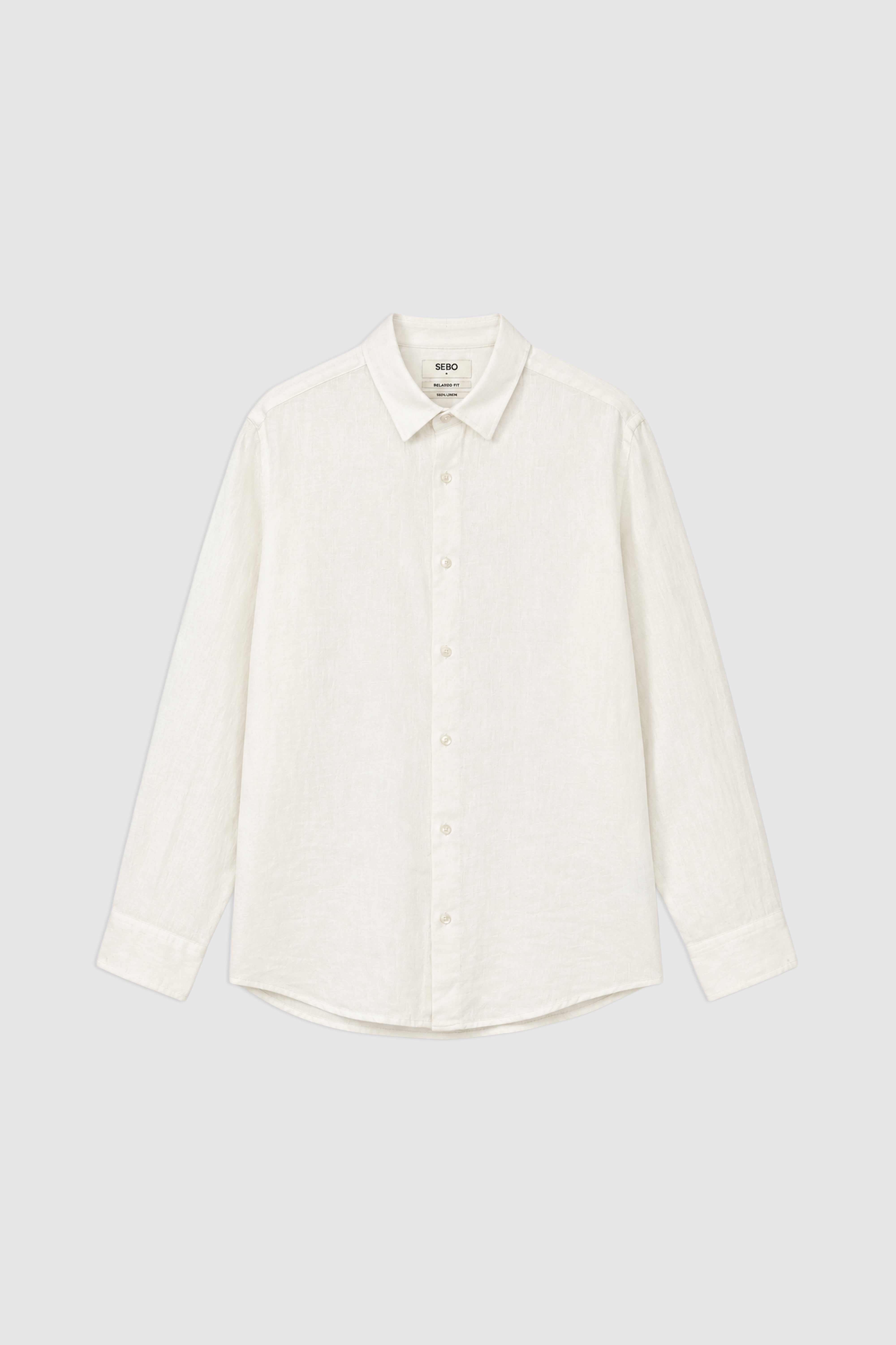 Relaxed Fit Linen Long Sleeve Shirt