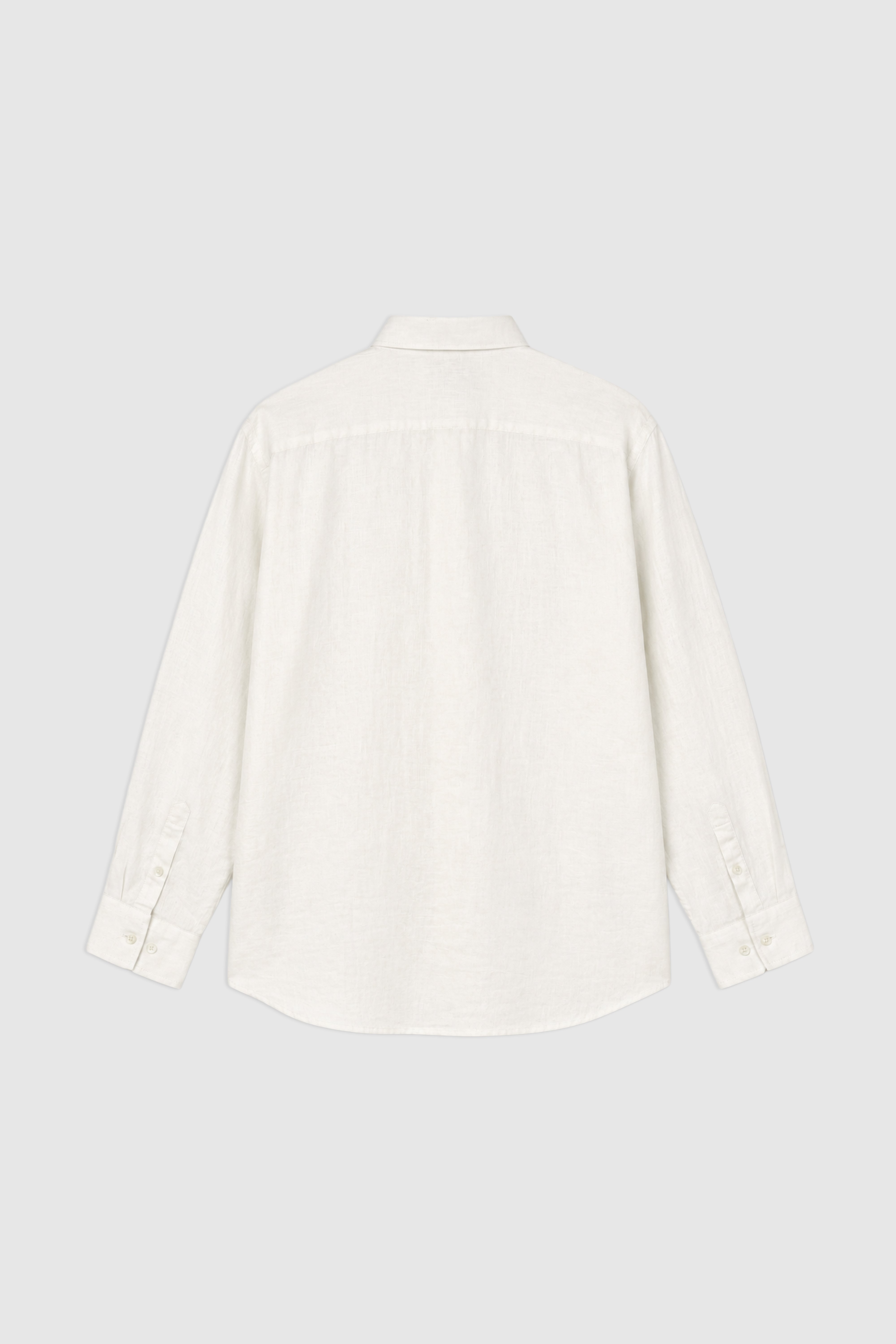 Relaxed Fit Linen Long Sleeve Shirt