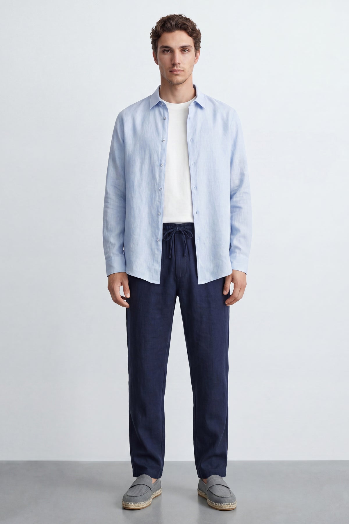 Relaxed Fit Linen Shirt