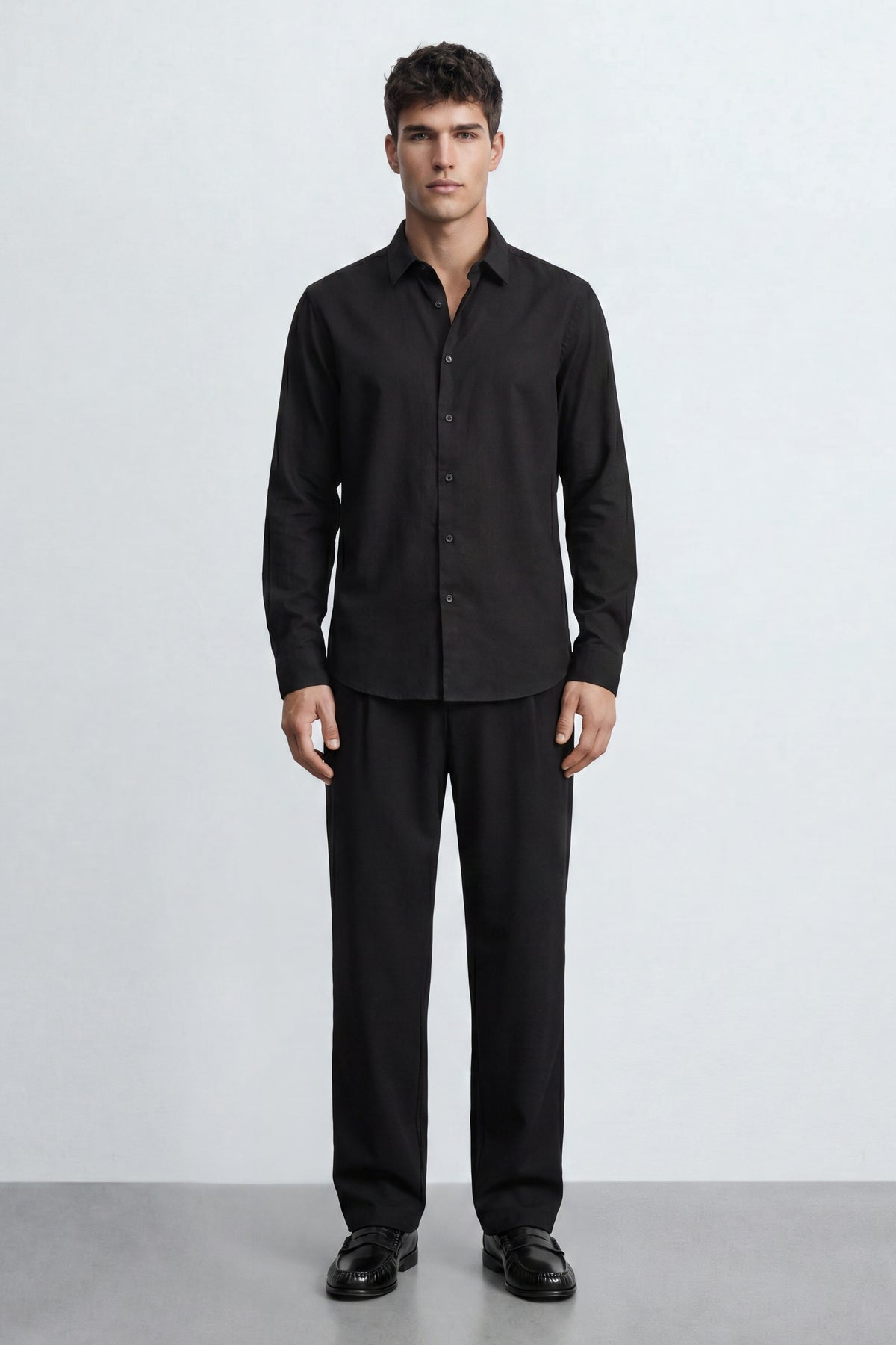 Relaxed Fit Linen Shirt