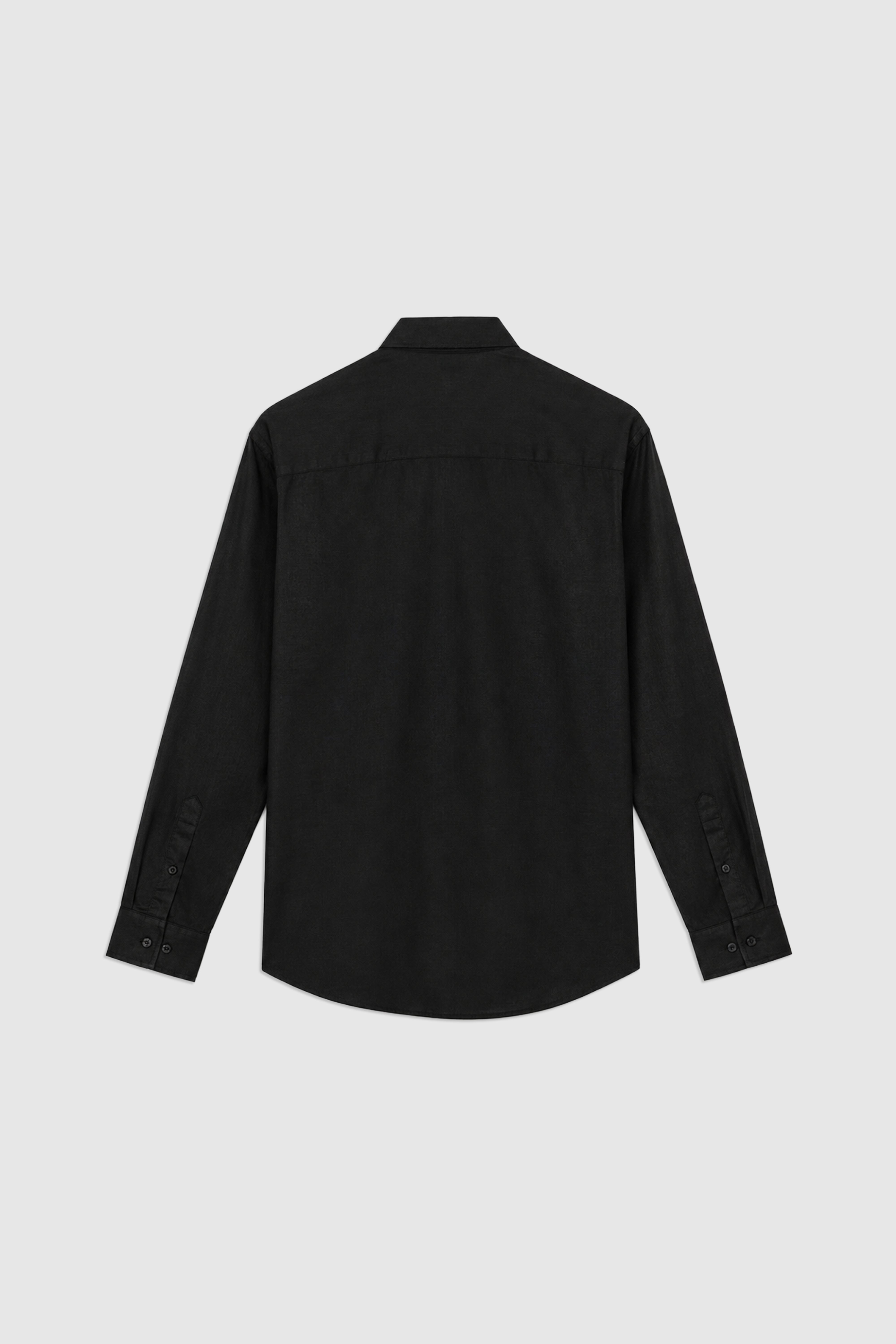 Relaxed Fit Linen Long Sleeve Shirt