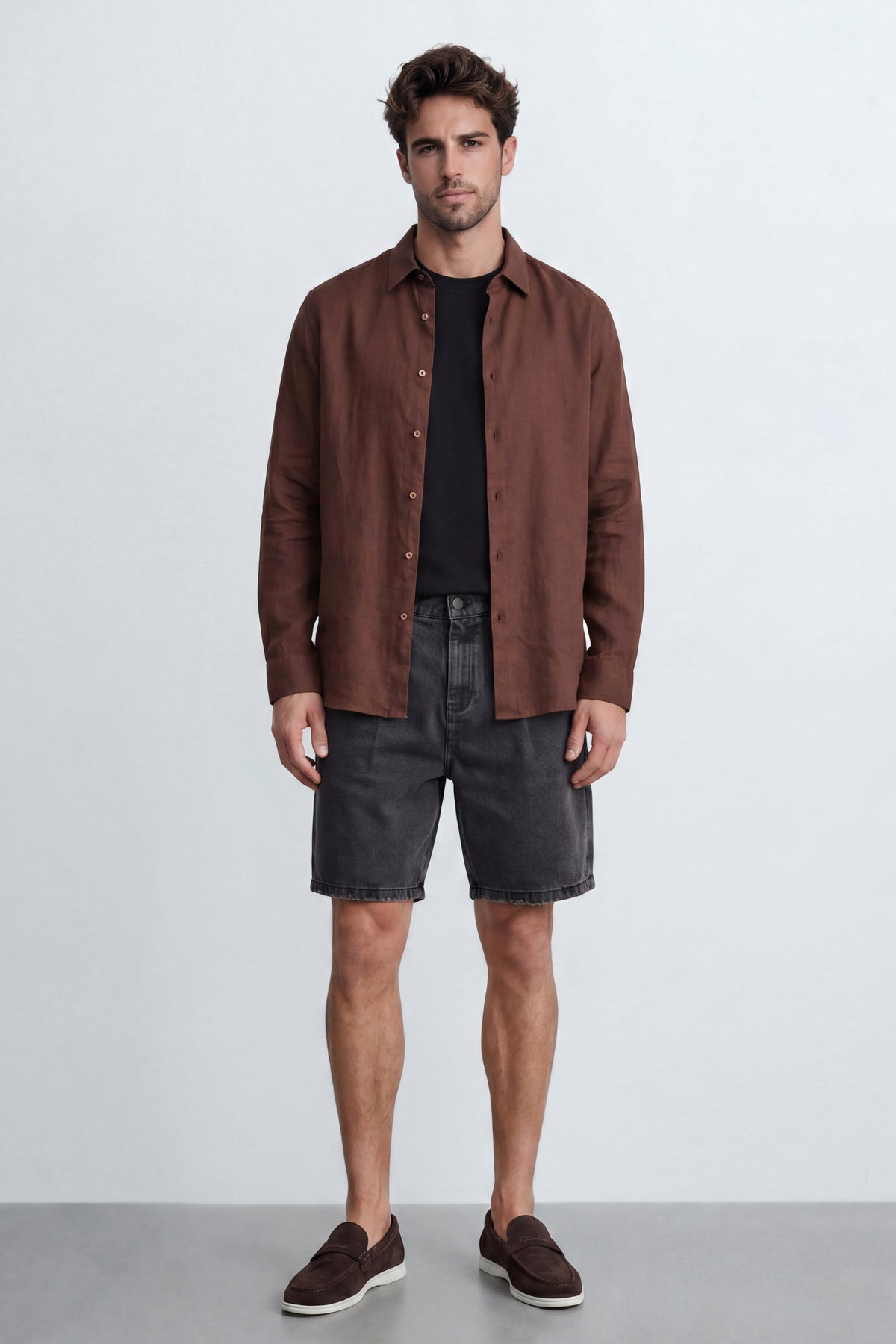 Relaxed Fit Linen Shirt