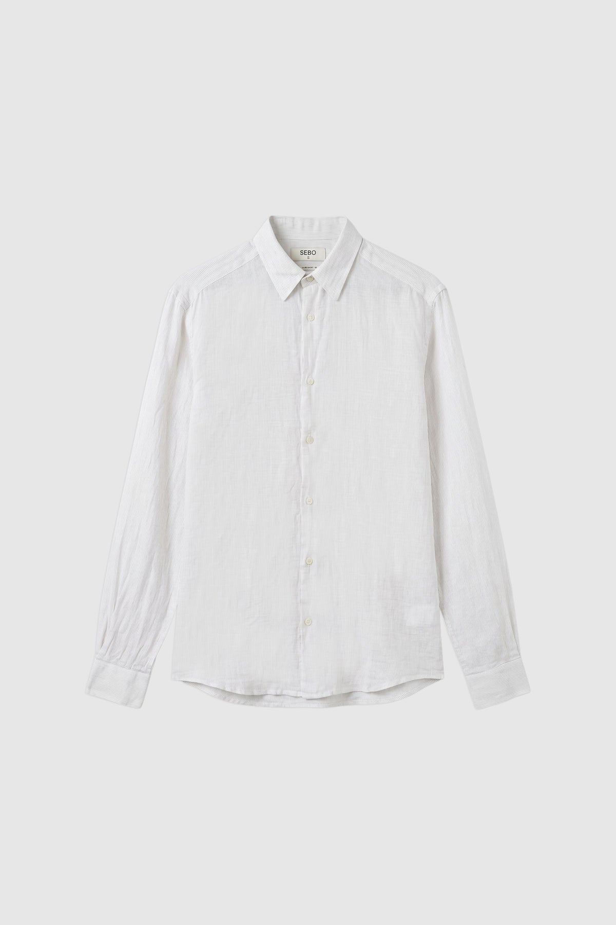 Regular Fit Linen Long Sleeve Shirt