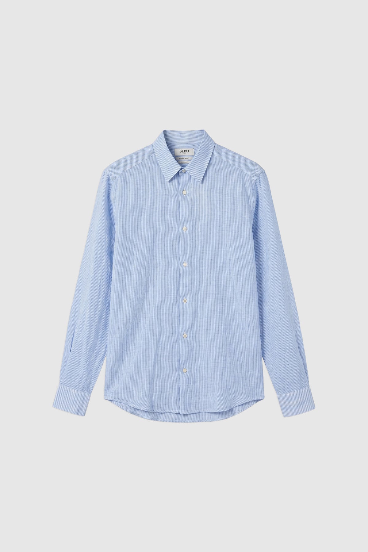 Regular Fit Linen Long Sleeve Shirt