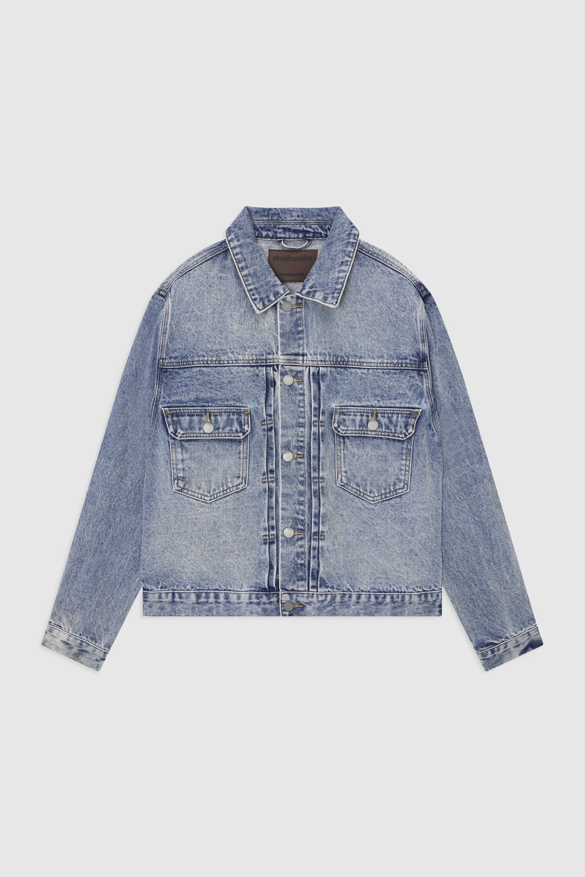 Oversized Crop Denim Jacket