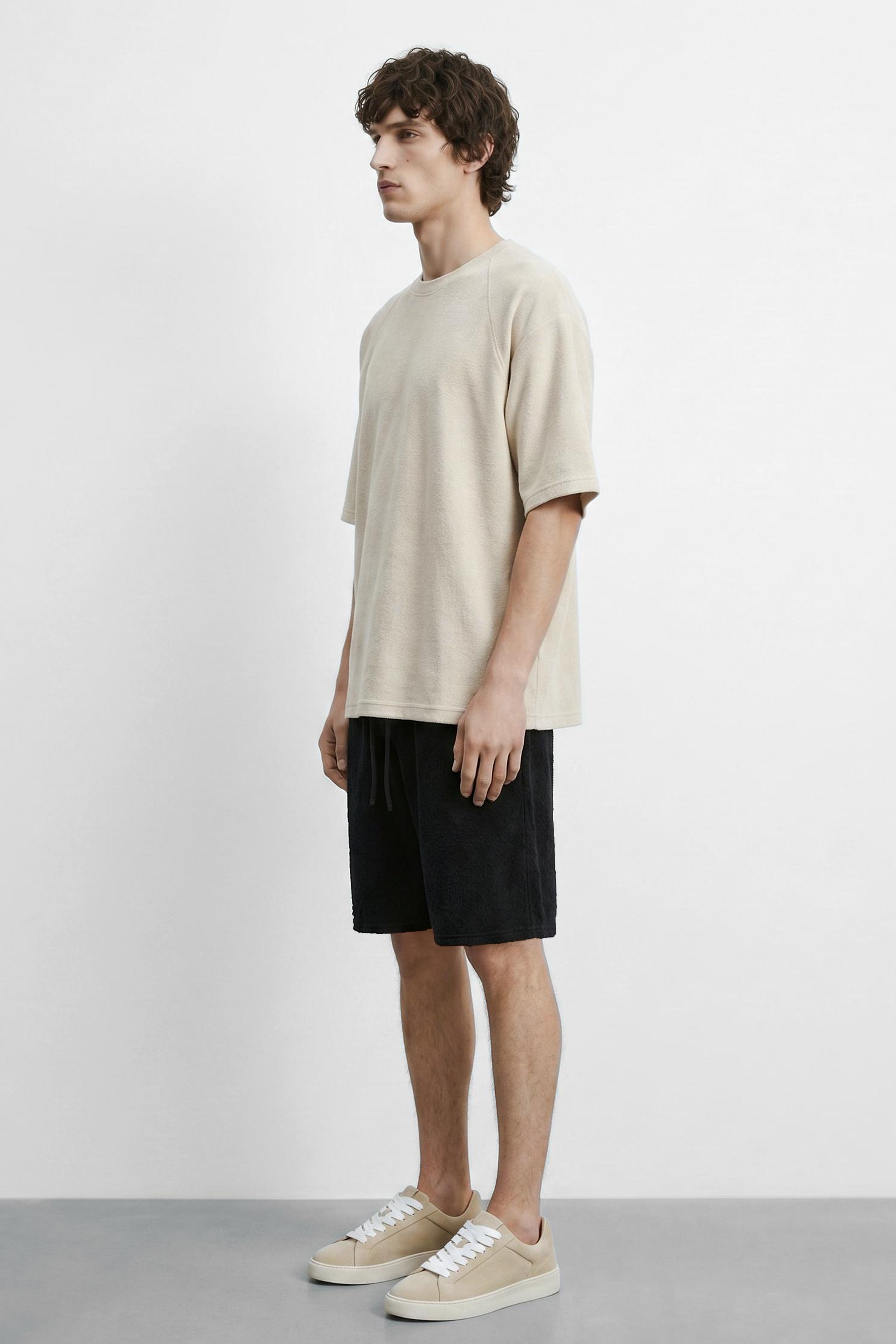 Textured Relaxed Shorts