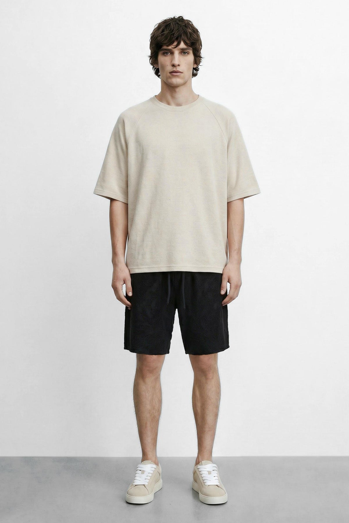 Textured Relaxed Shorts