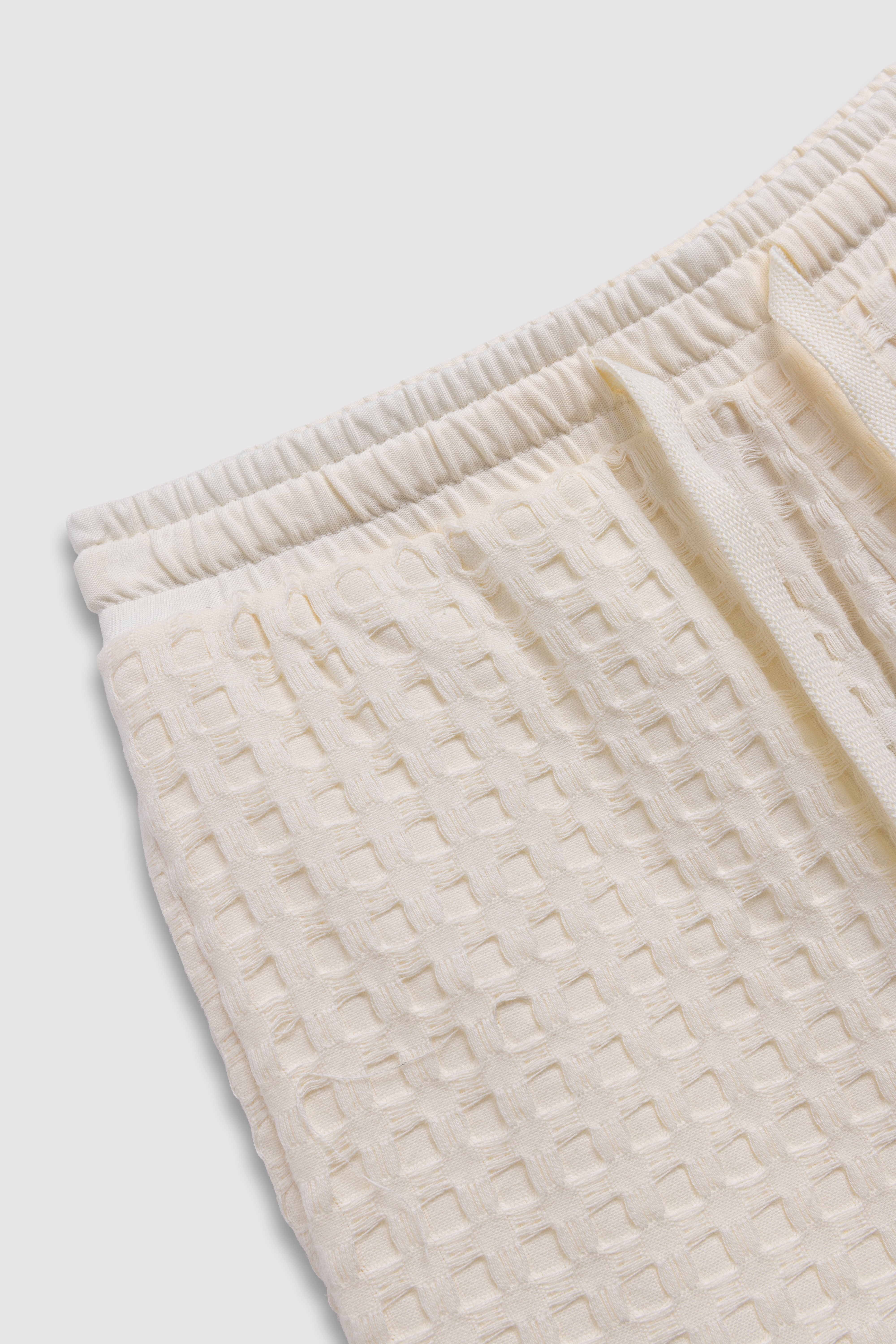 Waffle Cotton Bermuda