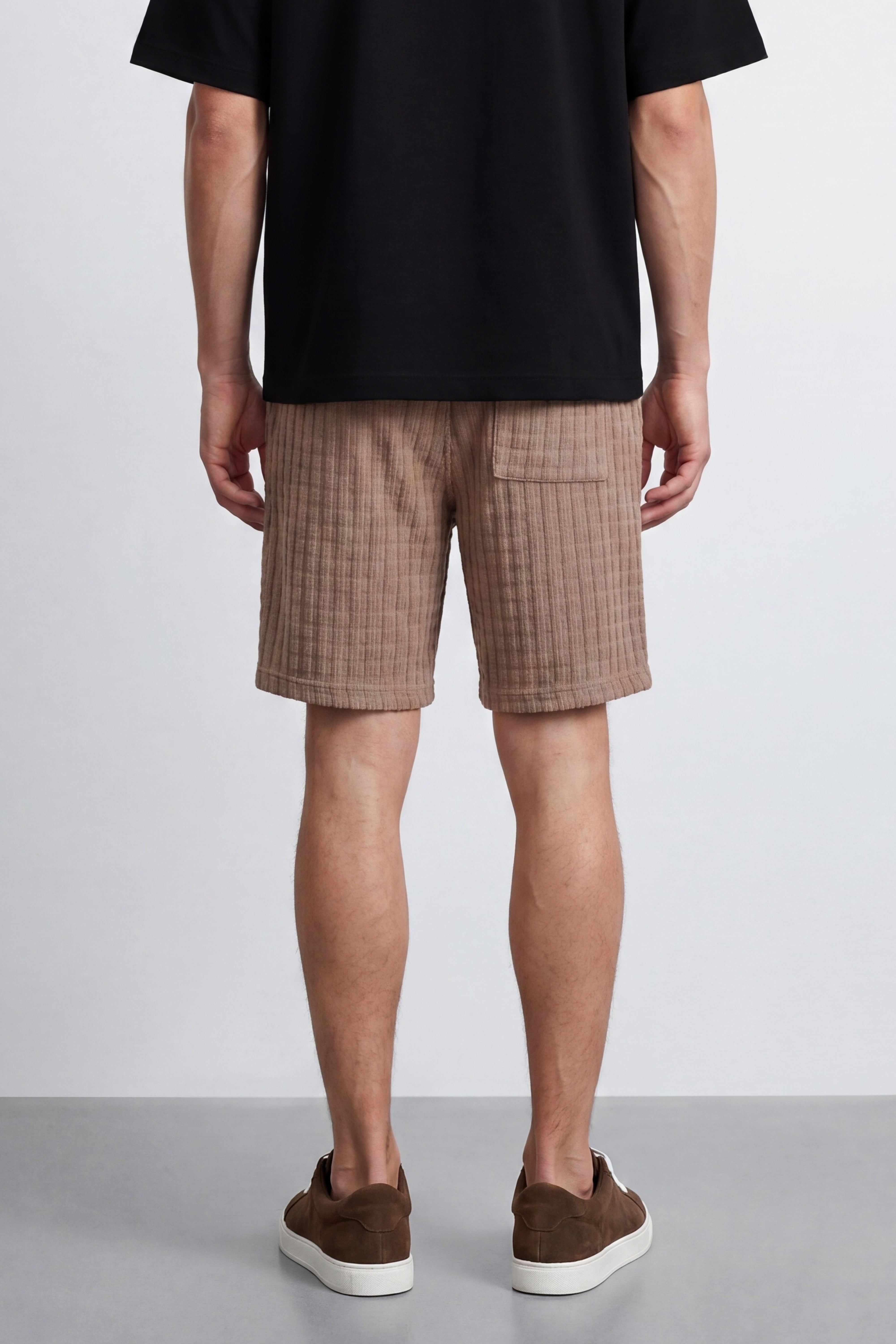Waffle Cotton Bermuda