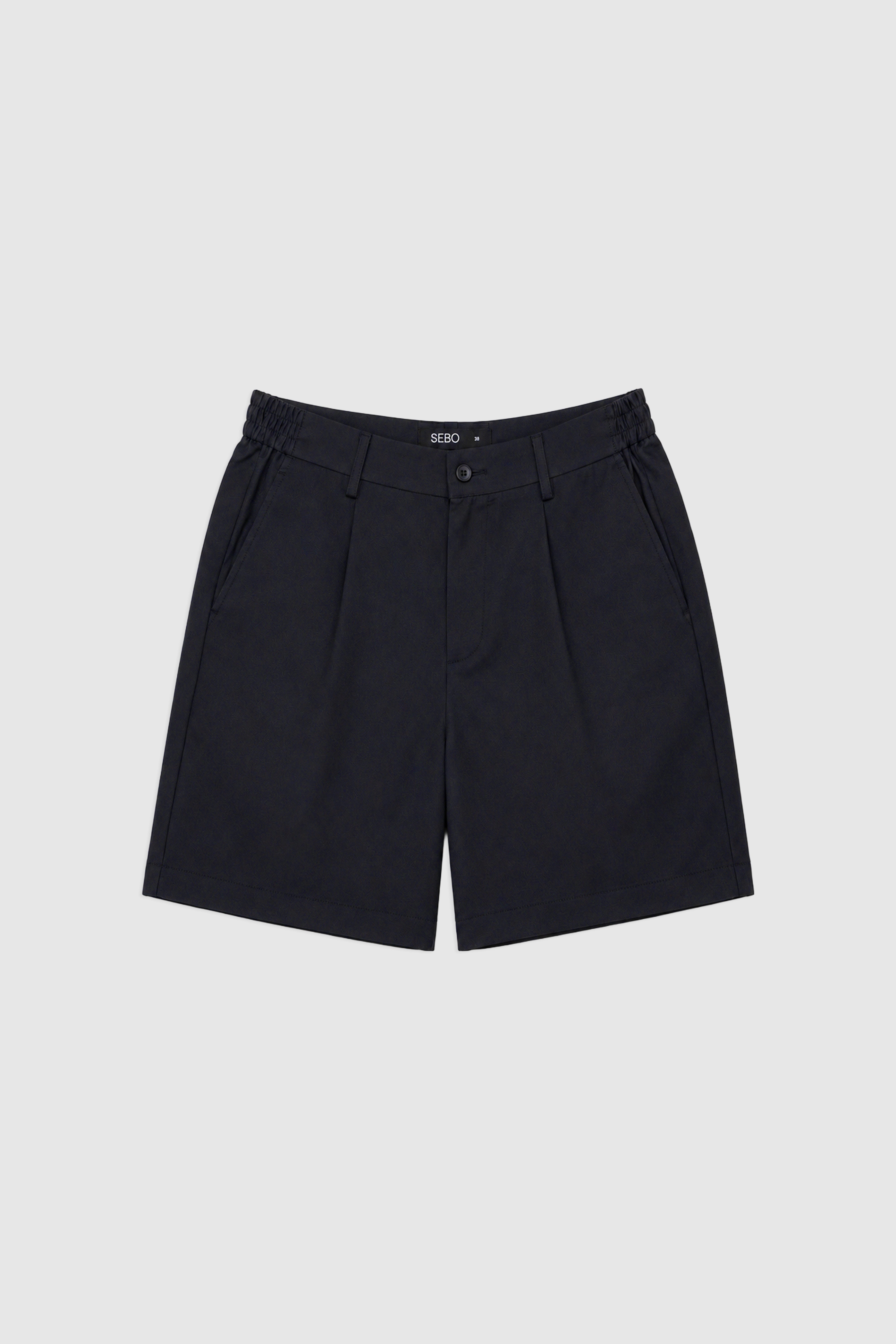 Slim Fit Linen Blend Bermuda
