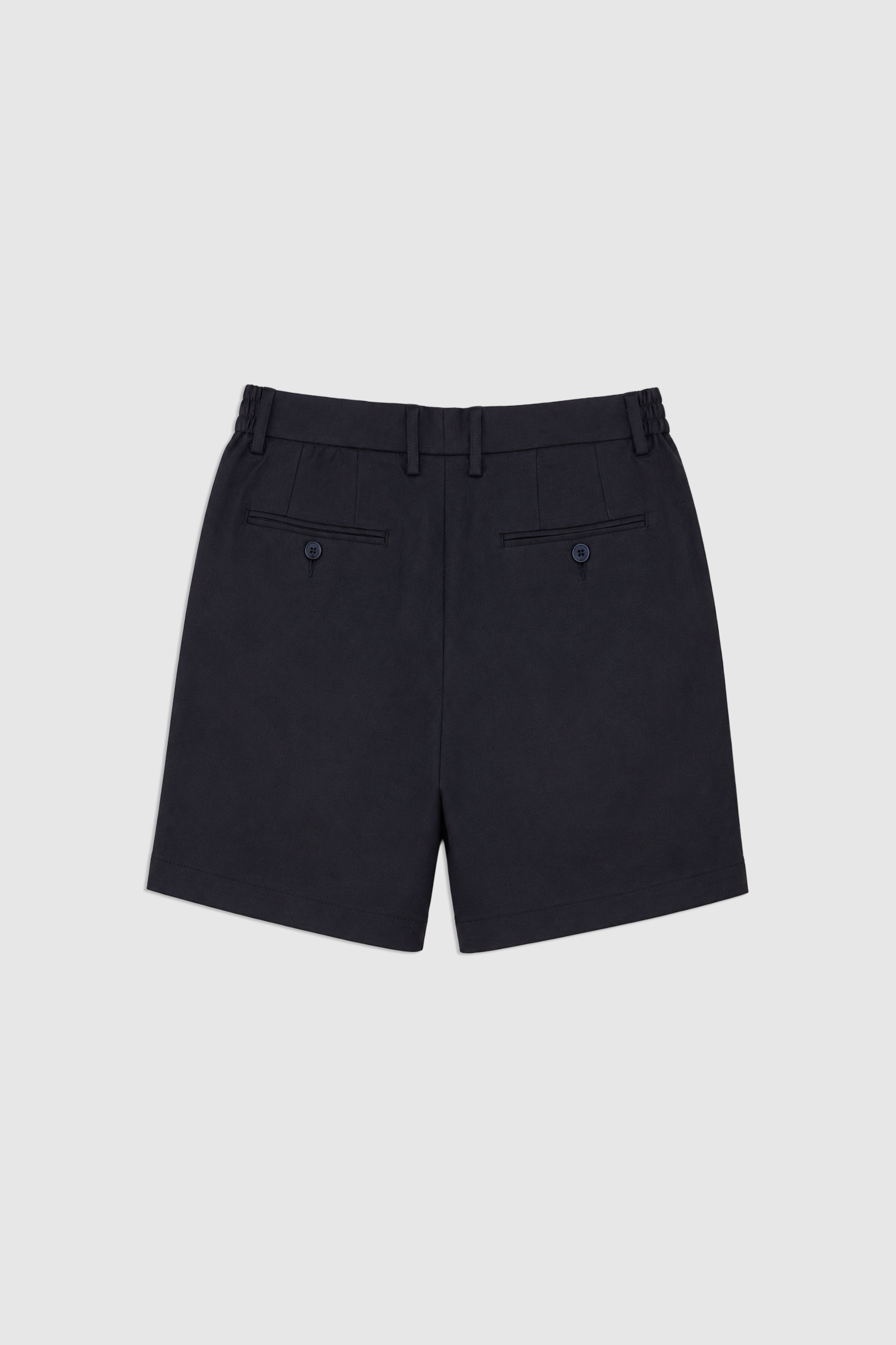Slim Fit Linen Blend Bermuda
