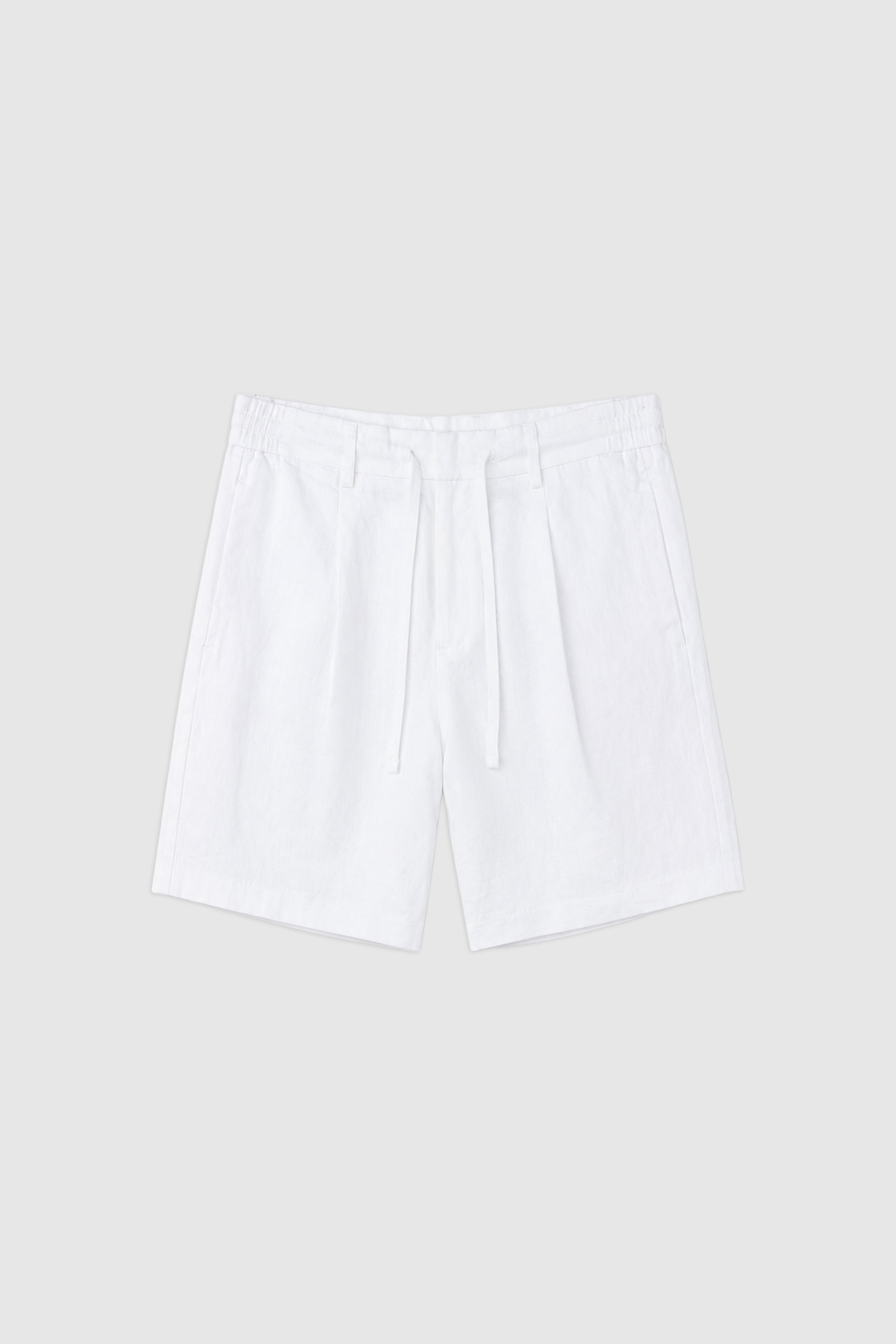 Slim Fit Linen Bermuda
