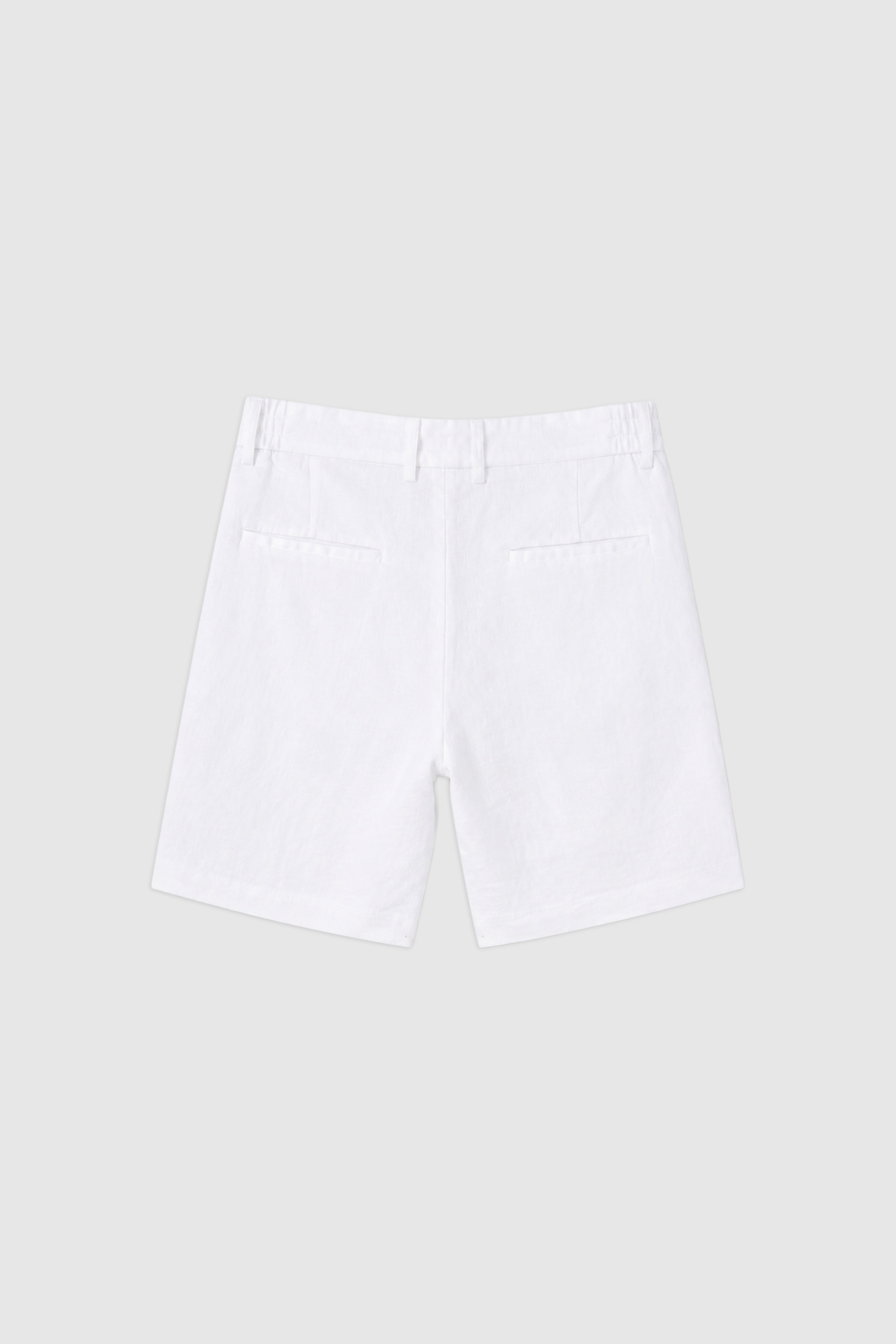 Slim Fit Linen Bermuda