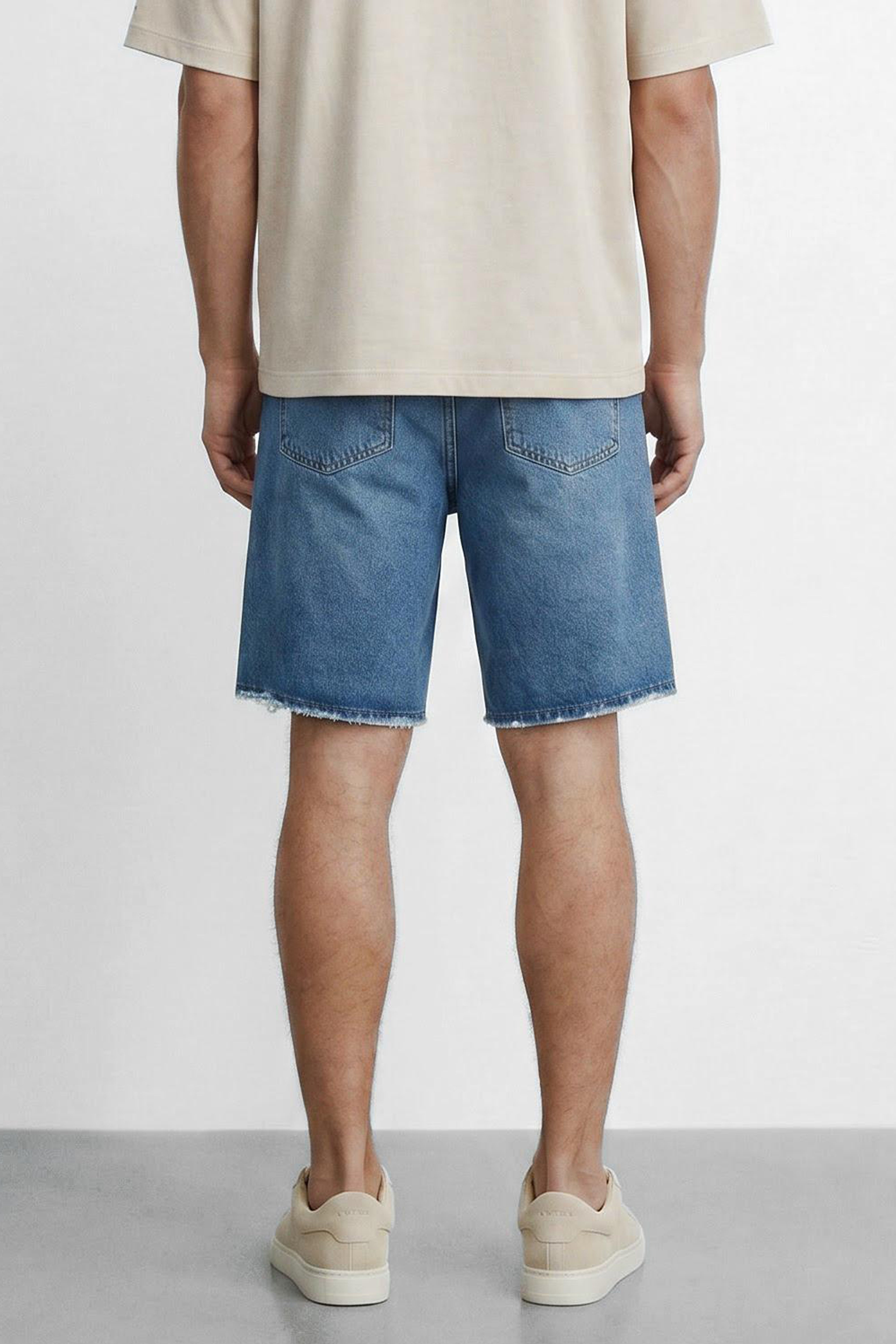 Denim Bermuda Shorts