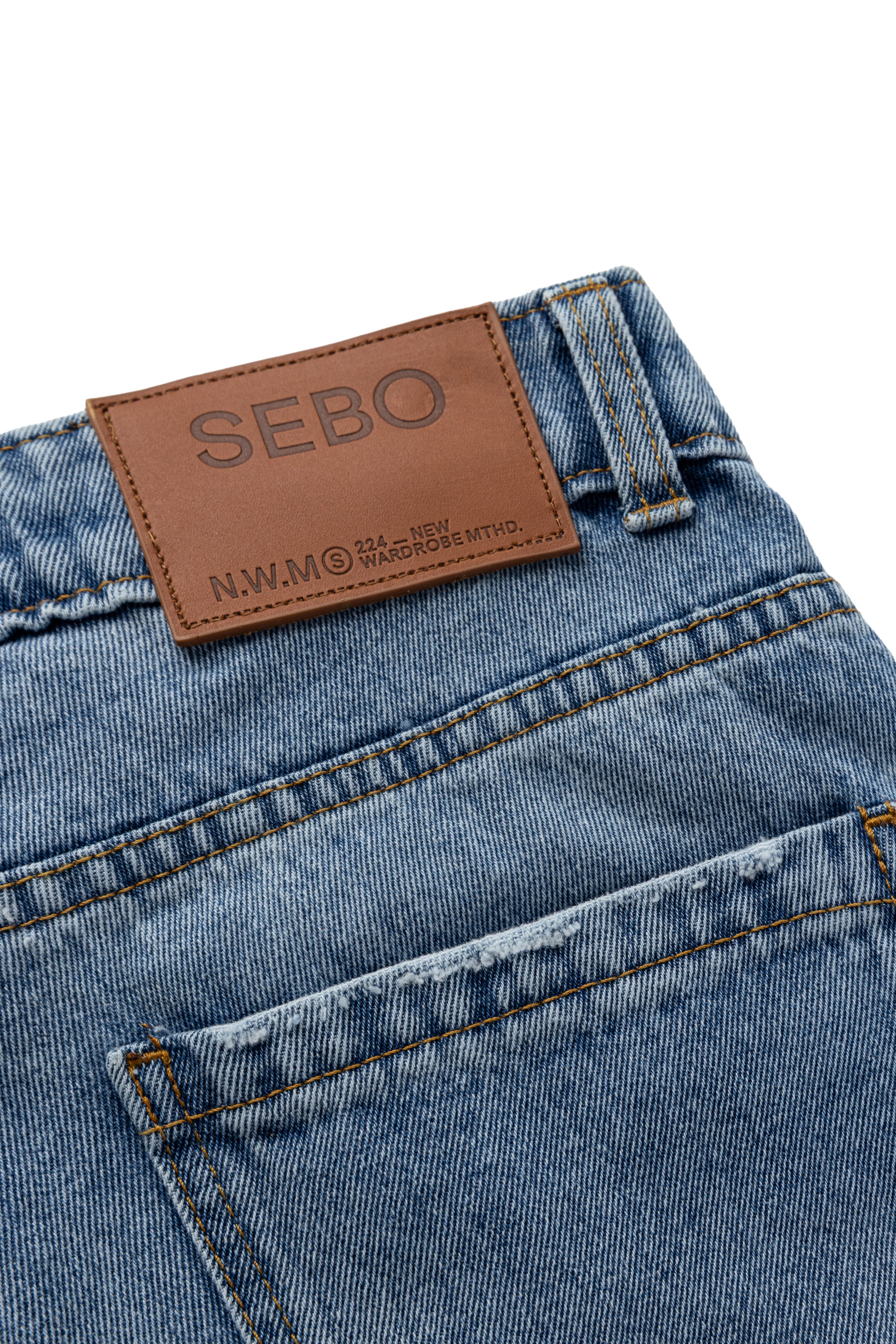 Denim Bermuda Shorts
