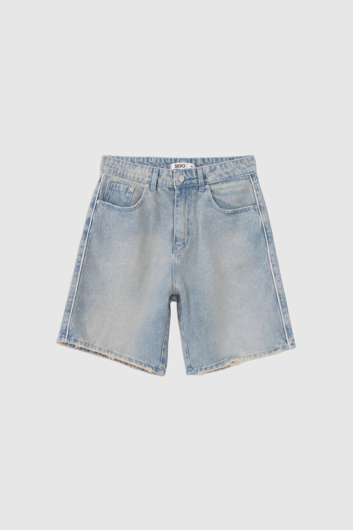 Cotton Denim Bermuda