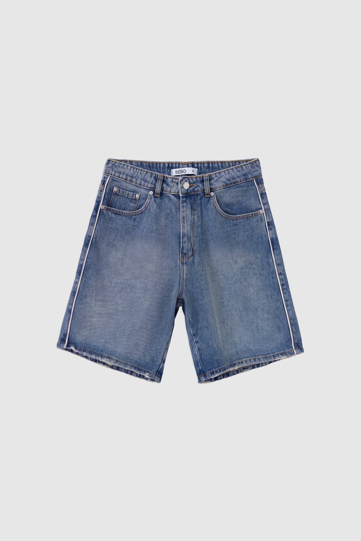 Cotton Denim Bermuda