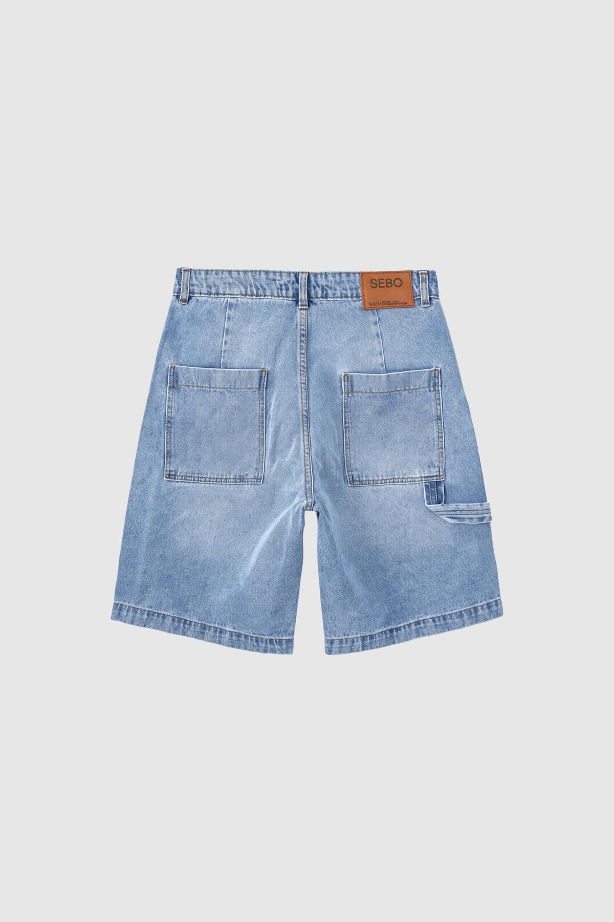 Baggy Fit Denim Bermuda