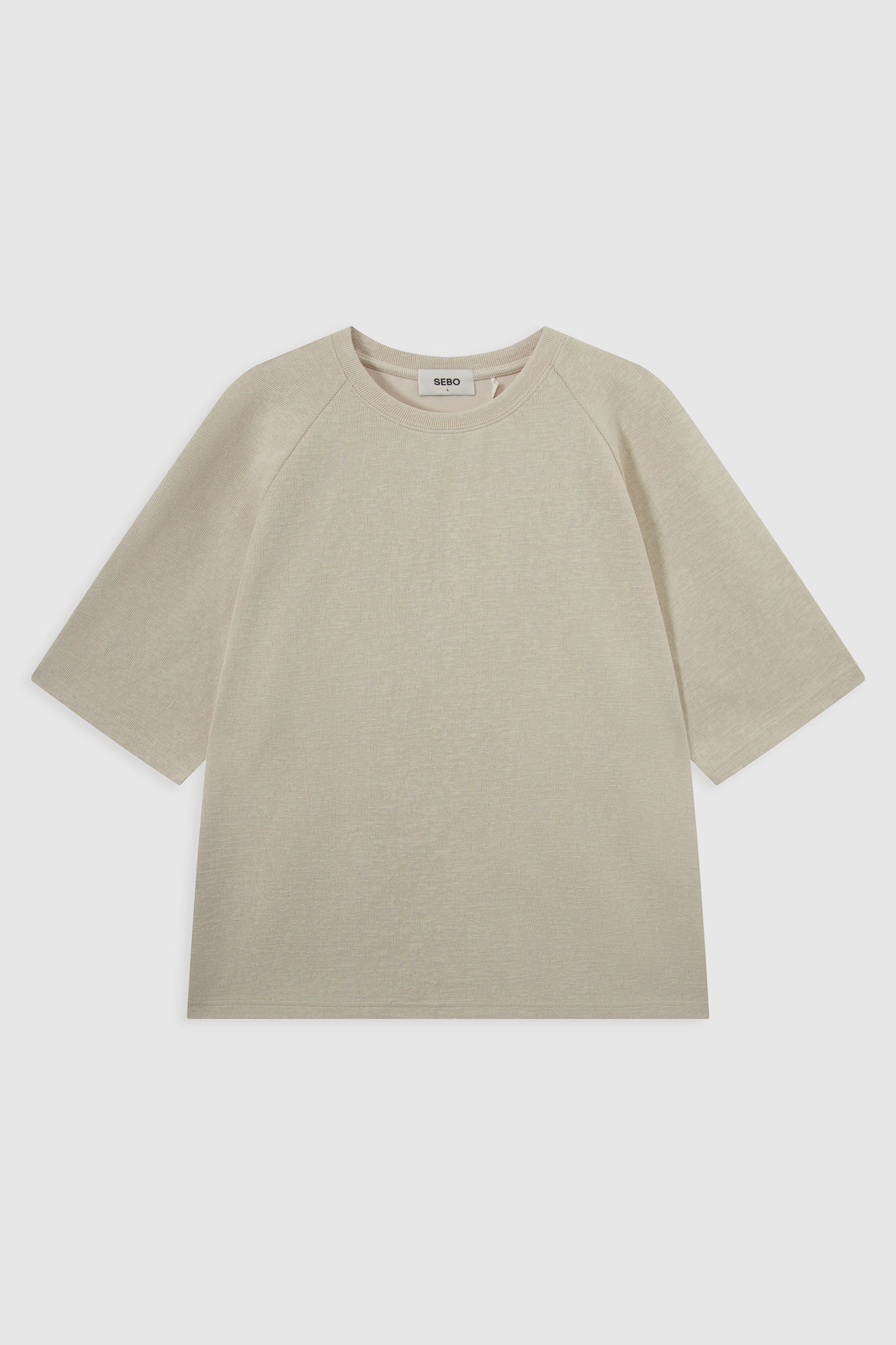 Oversized Cotton Blend T-Shirt