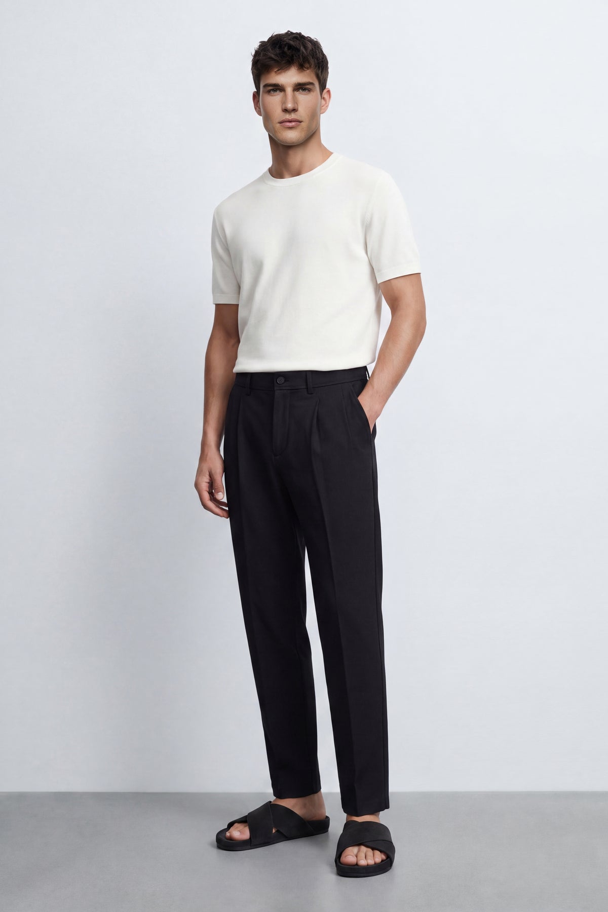 Mid Fit Knitted Tee