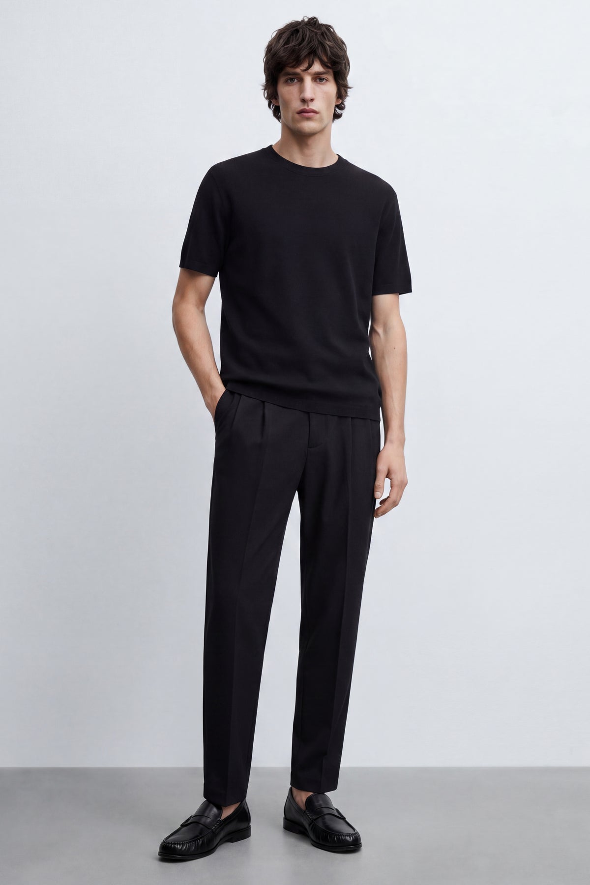 Mid Fit Knitted Tee