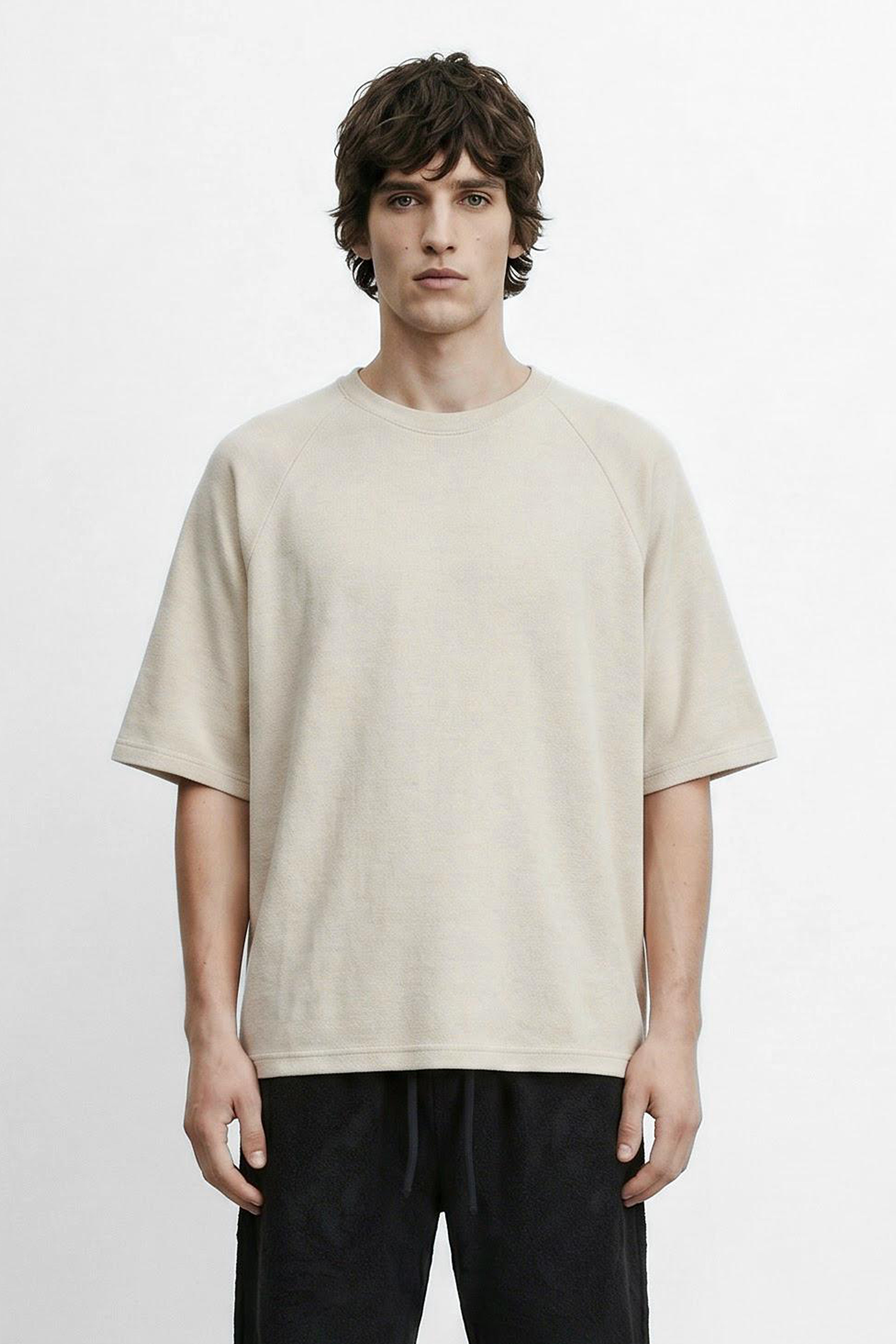 Oversized Plain Cotton T-Shirt