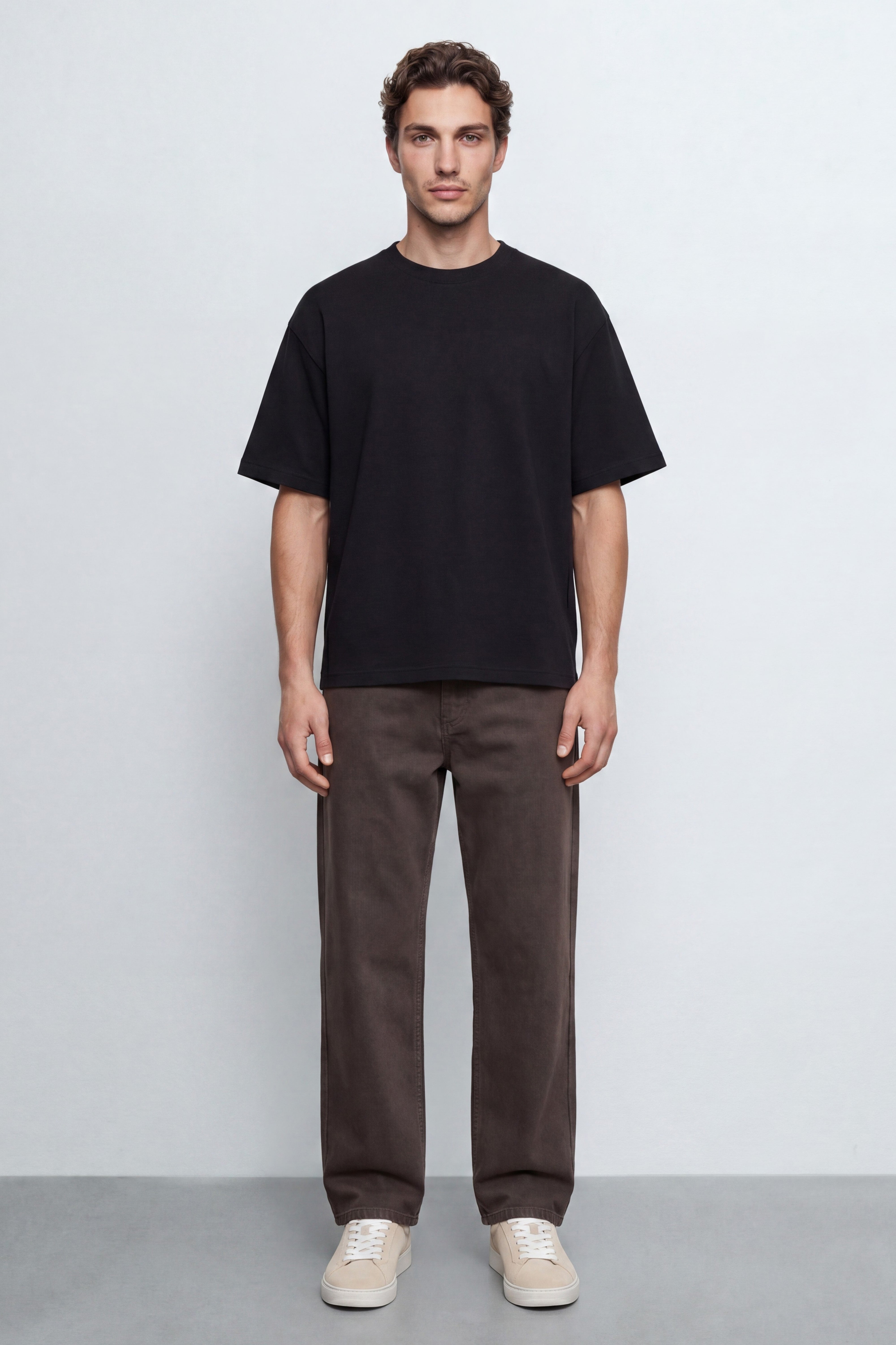 Oversized Plain Cotton T-Shirt