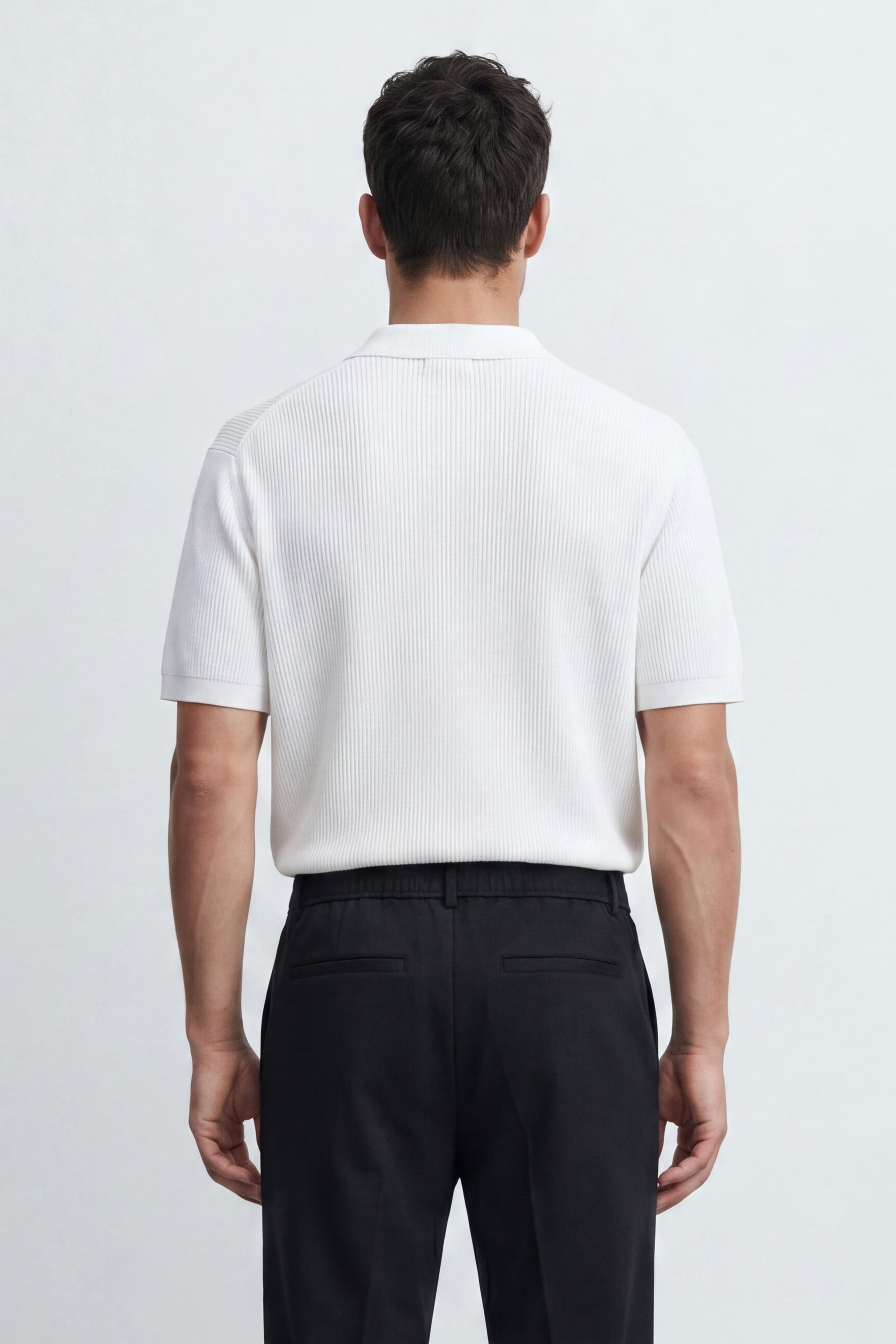 Slim Fit Cotton Knitted Polo