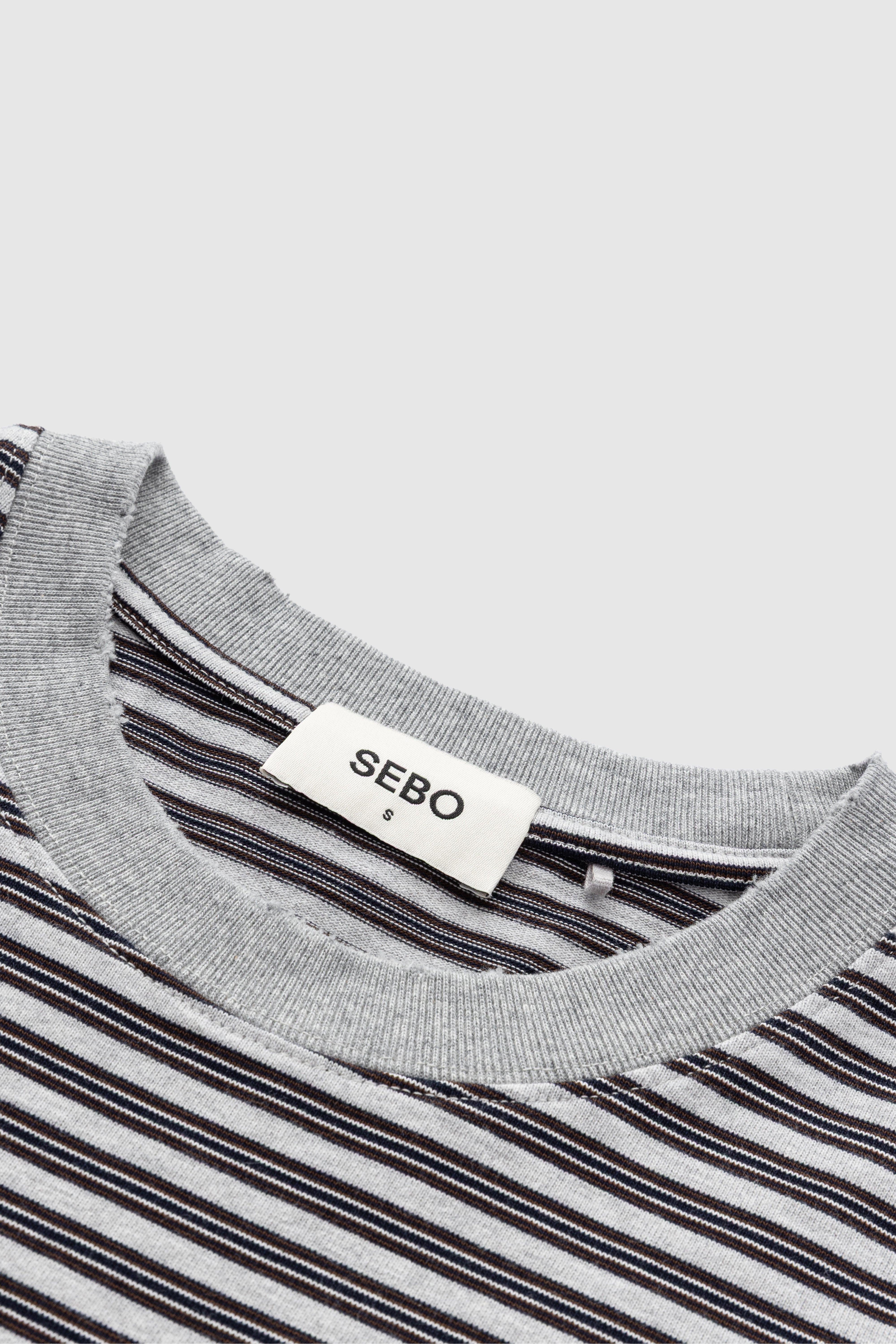 Oversized Cotton Striped T-Shirt
